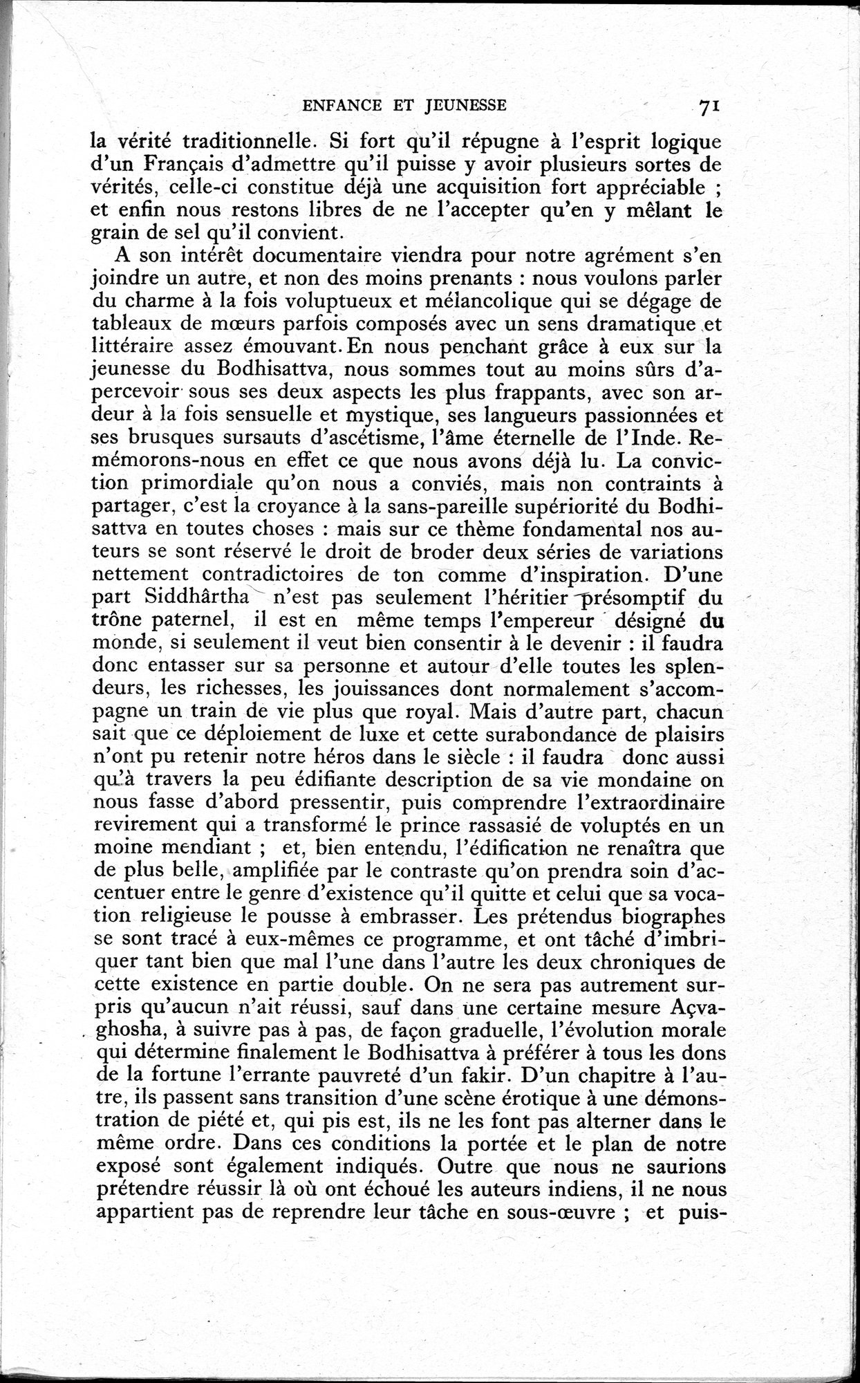 La Vie du Bouddha : vol.1 / 73 ページ（白黒高解像度画像）