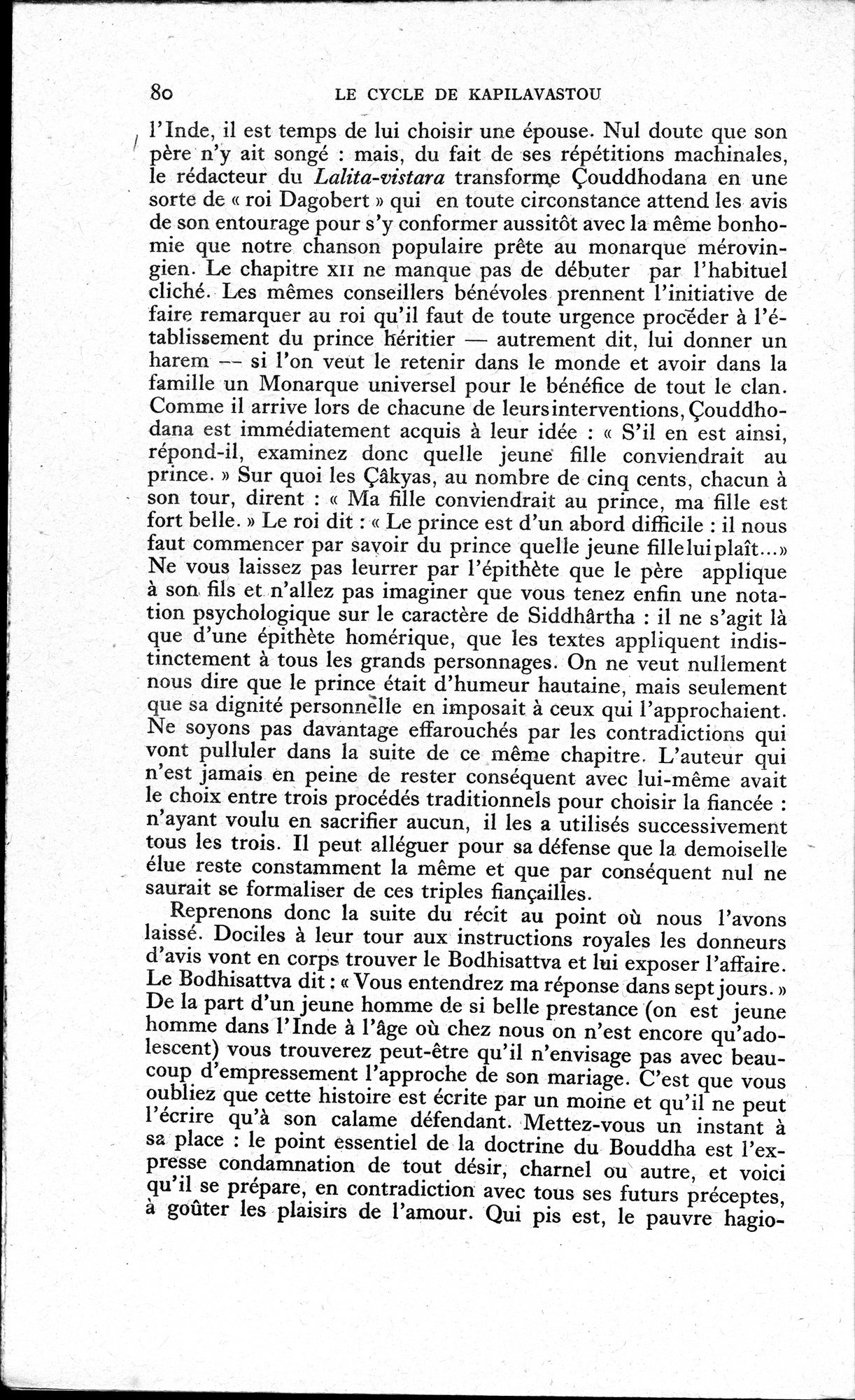La Vie du Bouddha : vol.1 / 82 ページ（白黒高解像度画像）