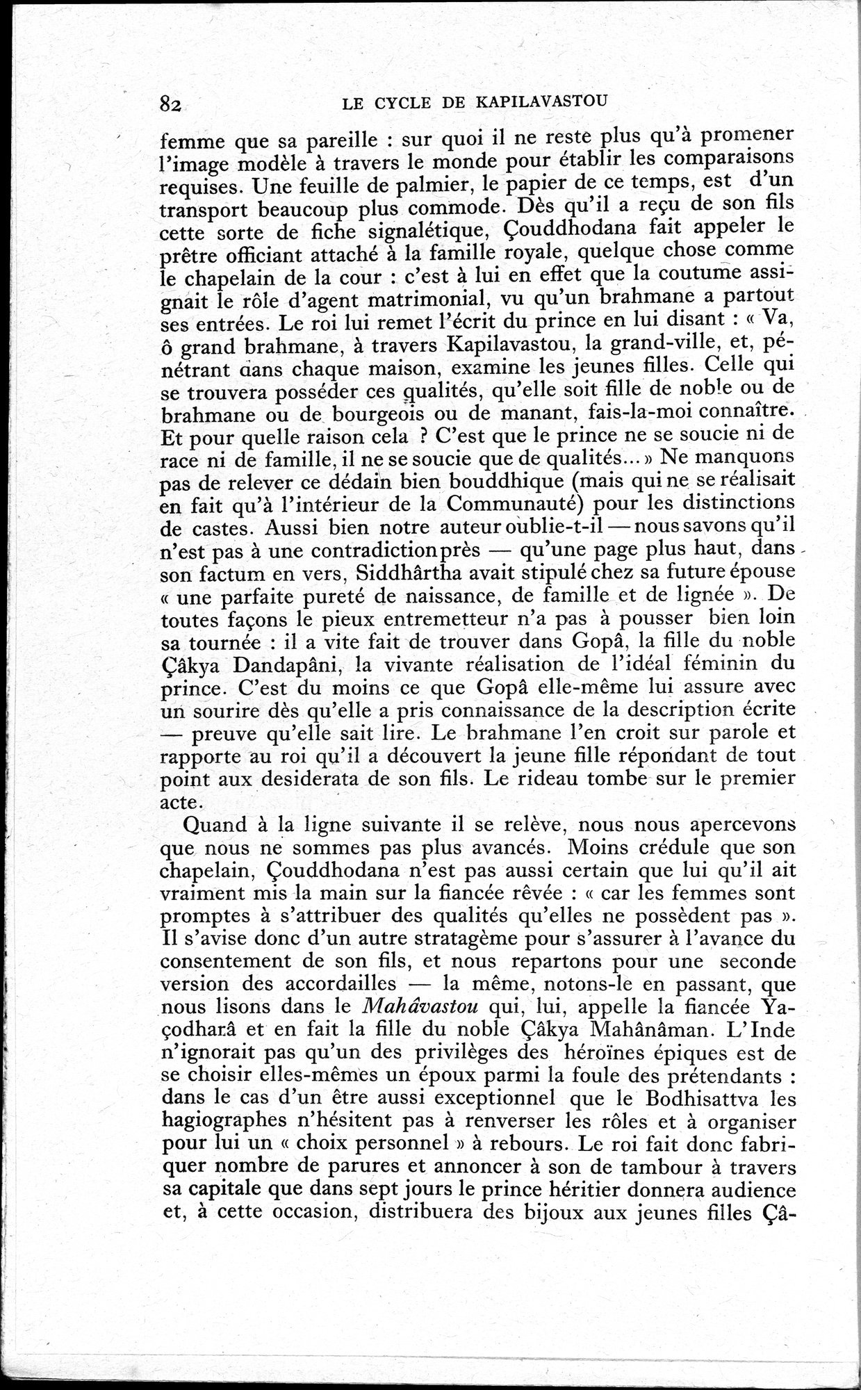 La Vie du Bouddha : vol.1 / 84 ページ（白黒高解像度画像）