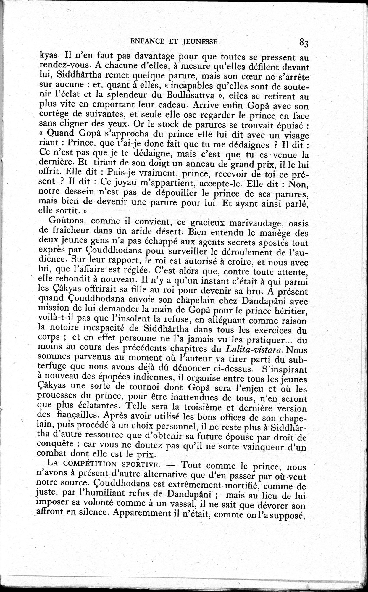 La Vie du Bouddha : vol.1 / 85 ページ（白黒高解像度画像）