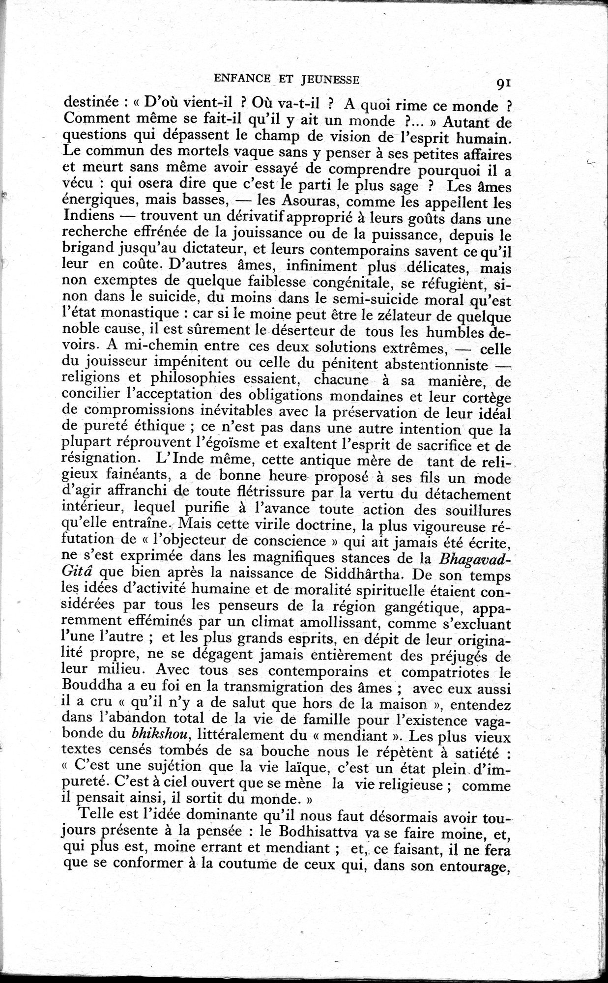 La Vie du Bouddha : vol.1 / 93 ページ（白黒高解像度画像）