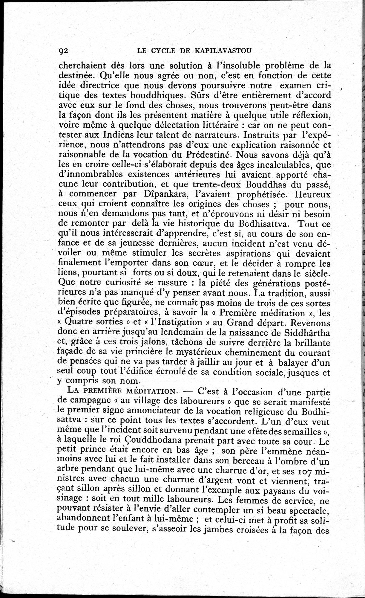 La Vie du Bouddha : vol.1 / 94 ページ（白黒高解像度画像）
