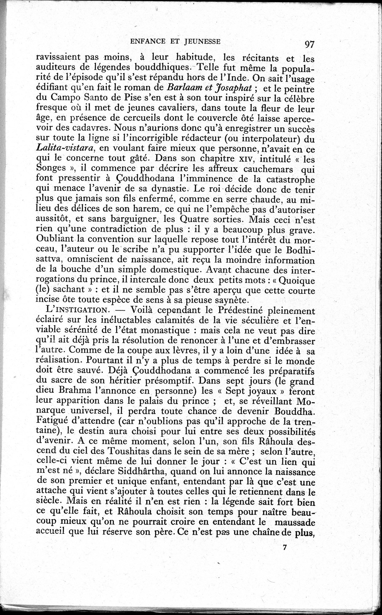 La Vie du Bouddha : vol.1 / 99 ページ（白黒高解像度画像）