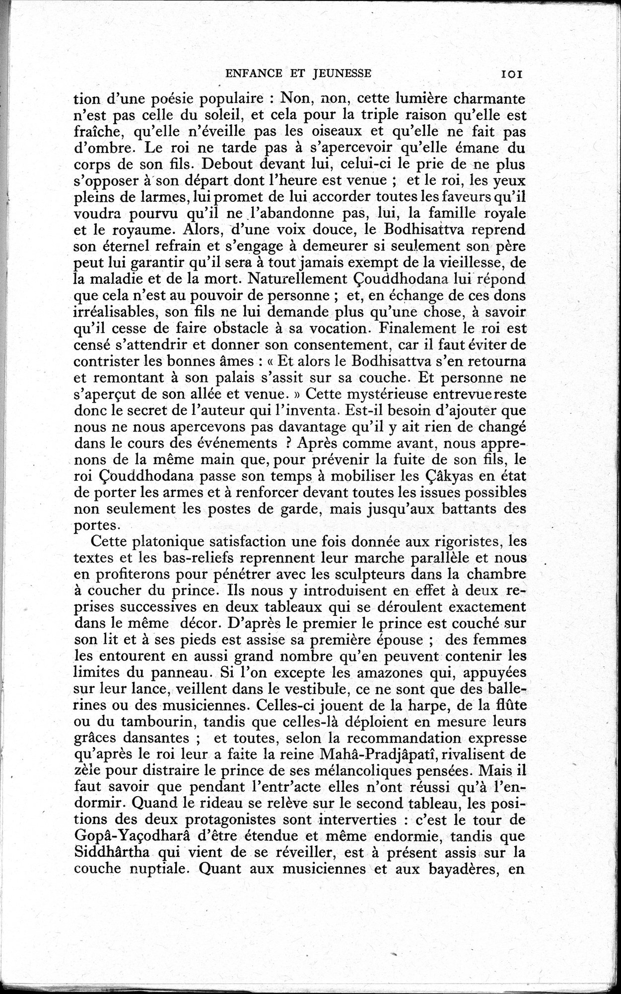 La Vie du Bouddha : vol.1 / 103 ページ（白黒高解像度画像）