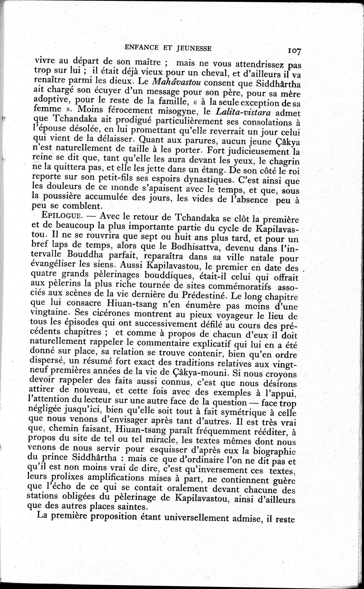 La Vie du Bouddha : vol.1 / 109 ページ（白黒高解像度画像）