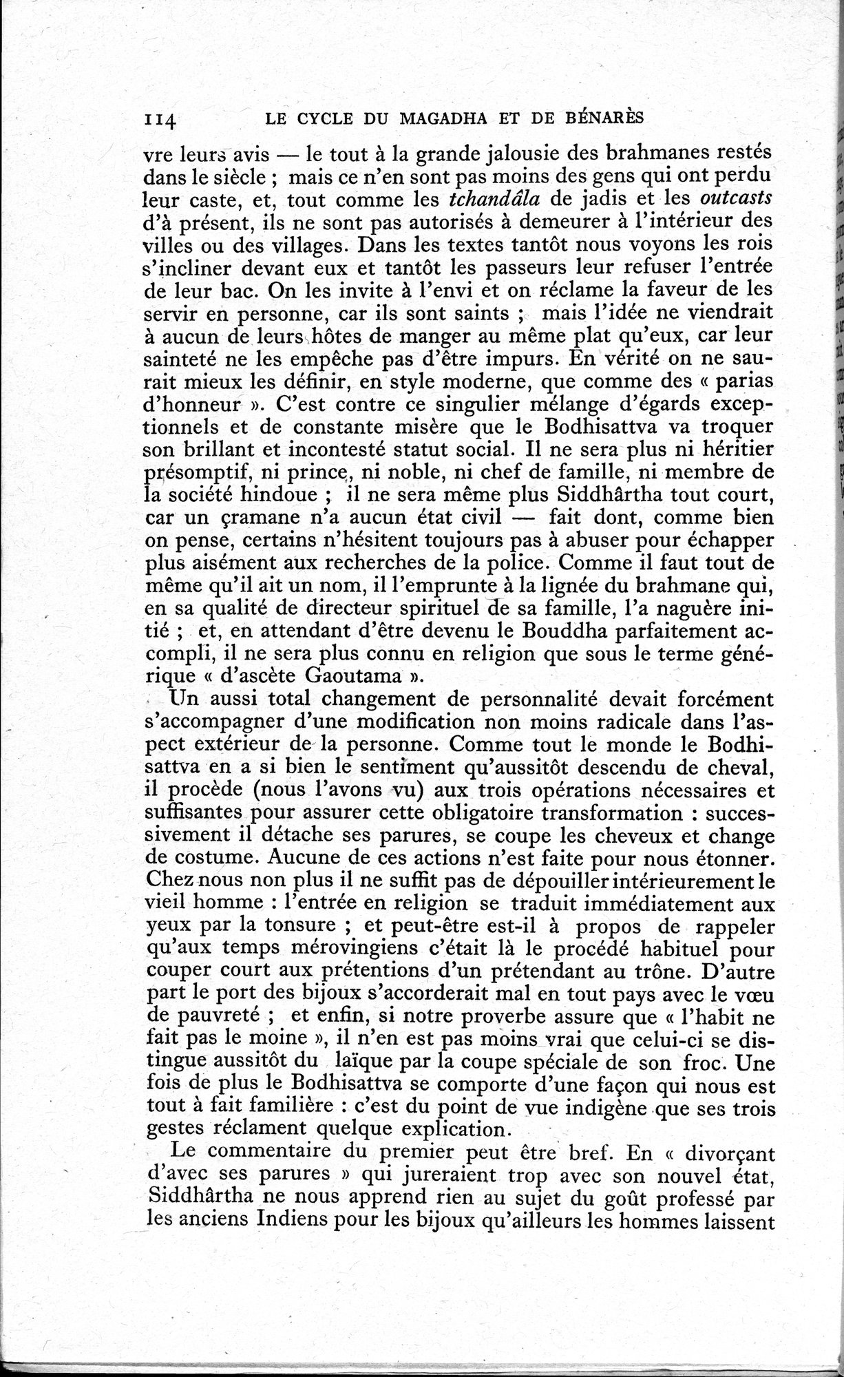 La Vie du Bouddha : vol.1 / 116 ページ（白黒高解像度画像）
