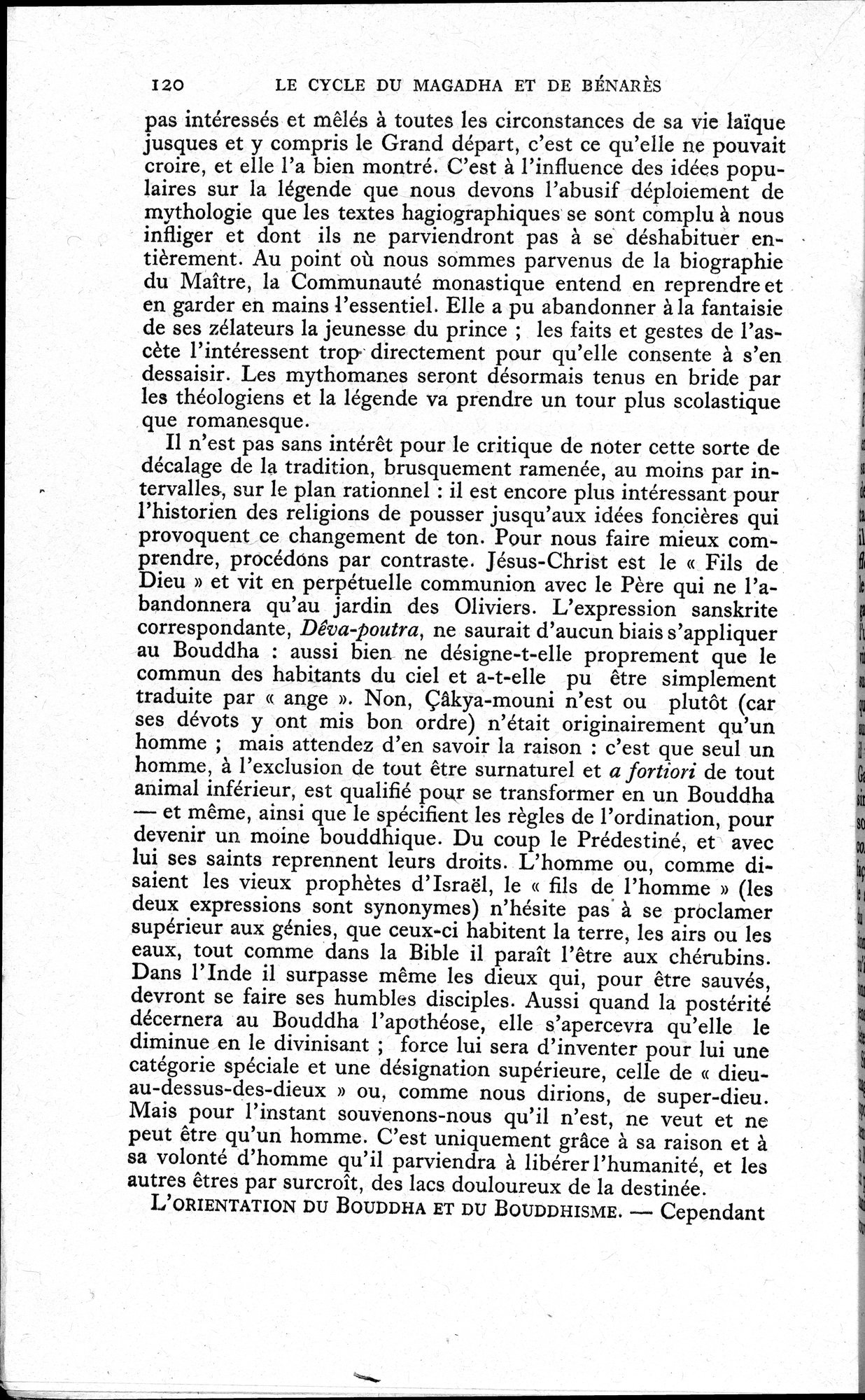 La Vie du Bouddha : vol.1 / 122 ページ（白黒高解像度画像）