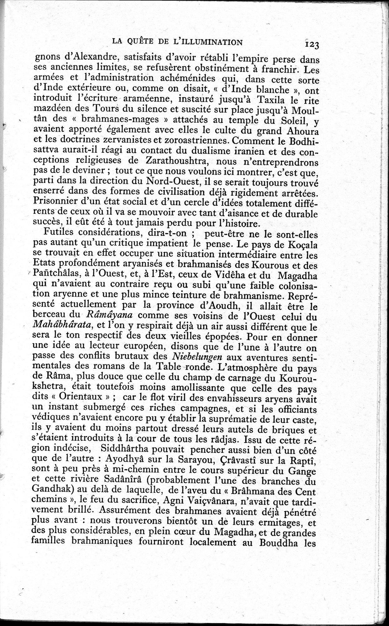 La Vie du Bouddha : vol.1 / 125 ページ（白黒高解像度画像）