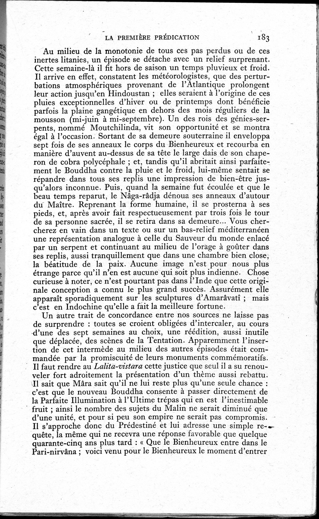 La Vie du Bouddha : vol.1 / 185 ページ（白黒高解像度画像）