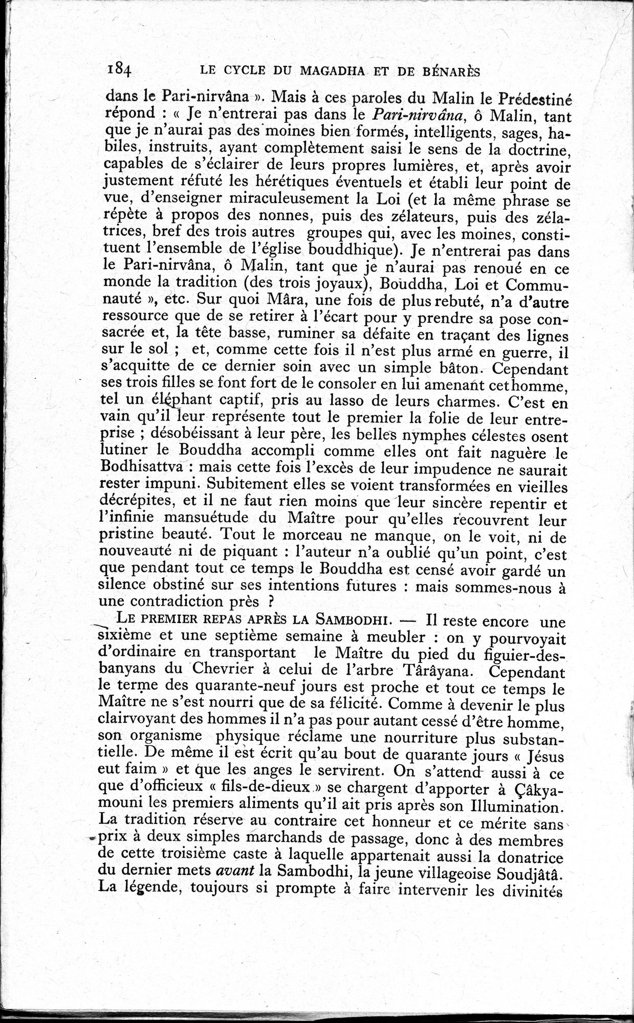 La Vie du Bouddha : vol.1 / 186 ページ（白黒高解像度画像）