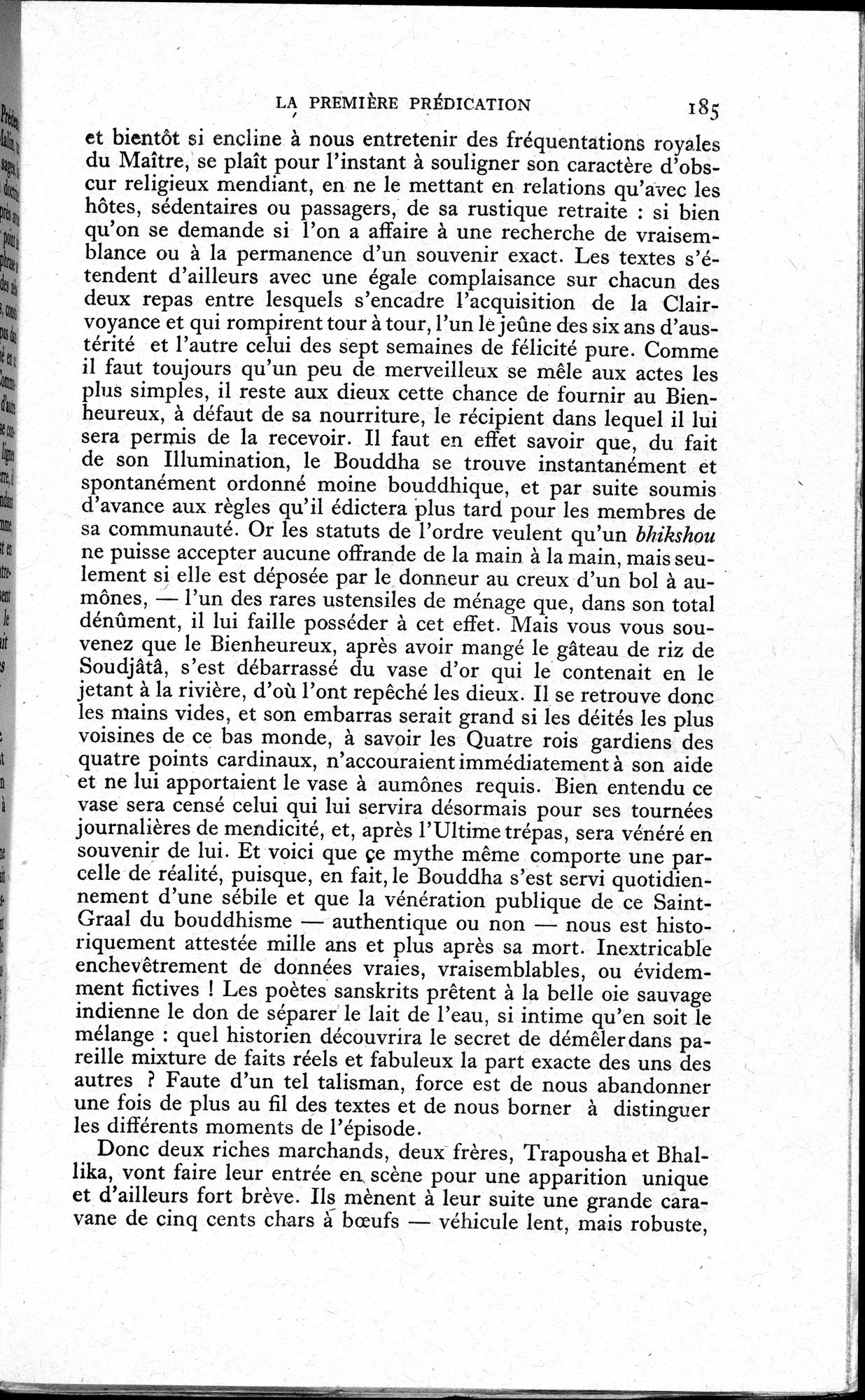 La Vie du Bouddha : vol.1 / 187 ページ（白黒高解像度画像）