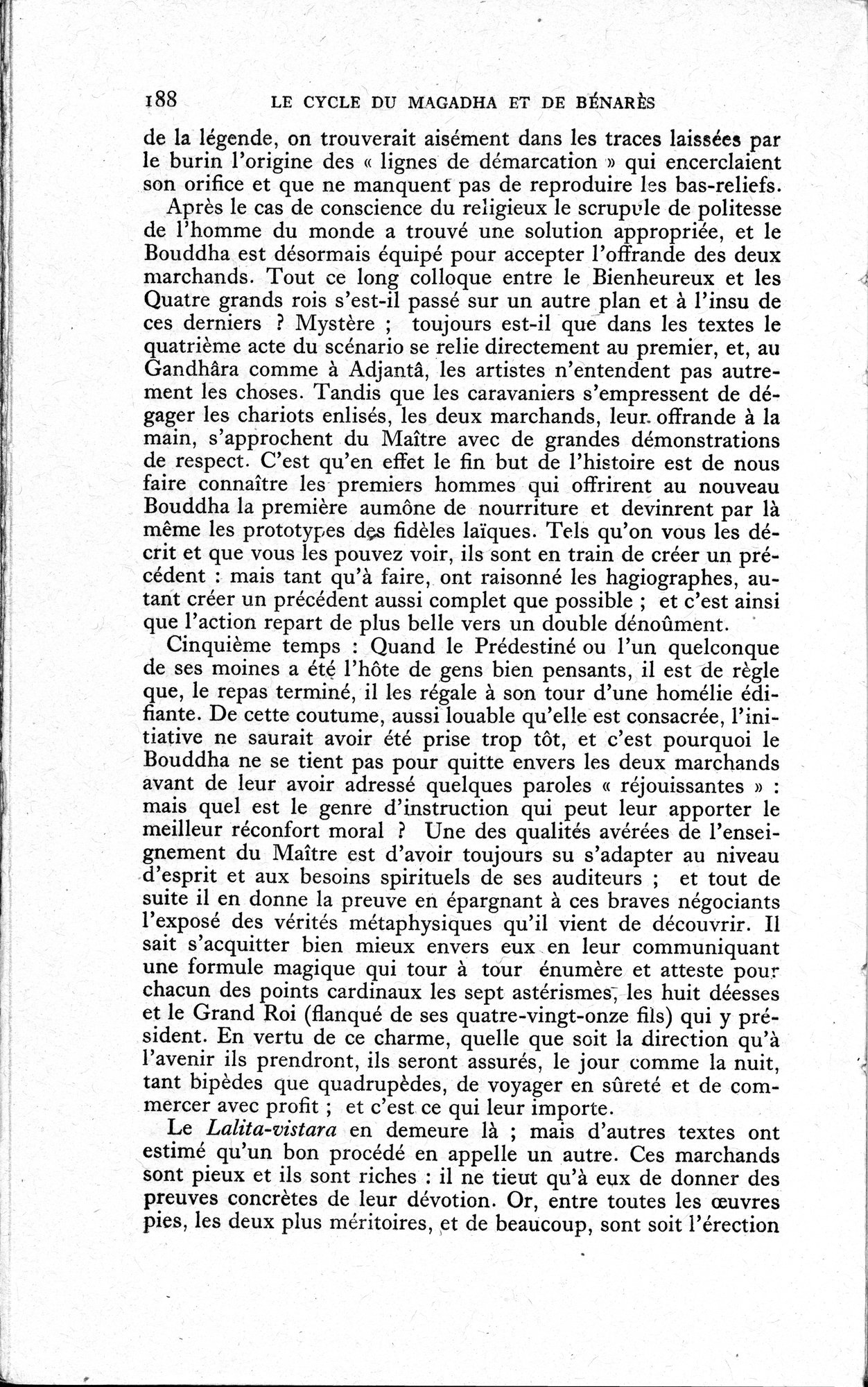 La Vie du Bouddha : vol.1 / 190 ページ（白黒高解像度画像）