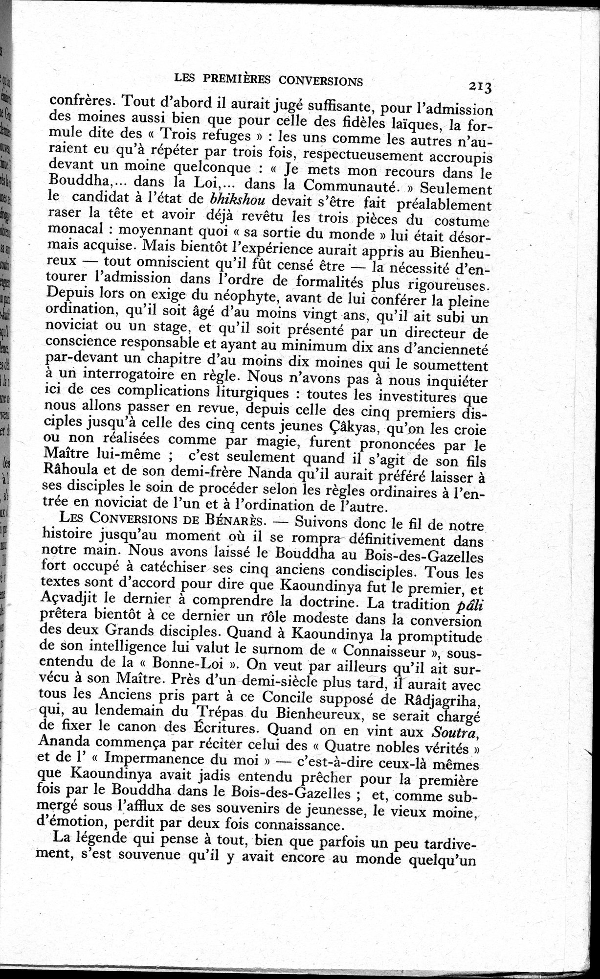La Vie du Bouddha : vol.1 / 215 ページ（白黒高解像度画像）