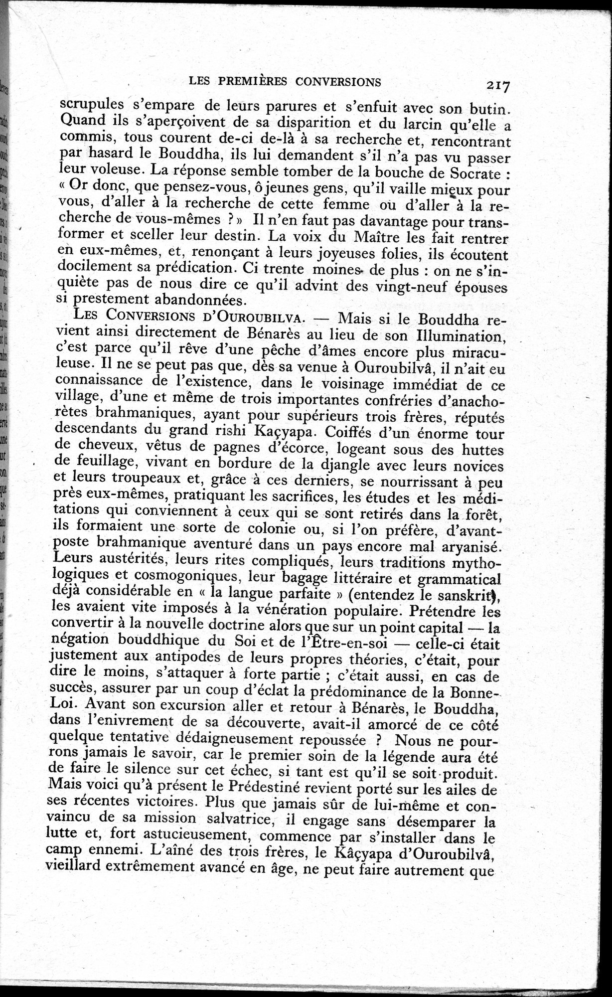 La Vie du Bouddha : vol.1 / 219 ページ（白黒高解像度画像）