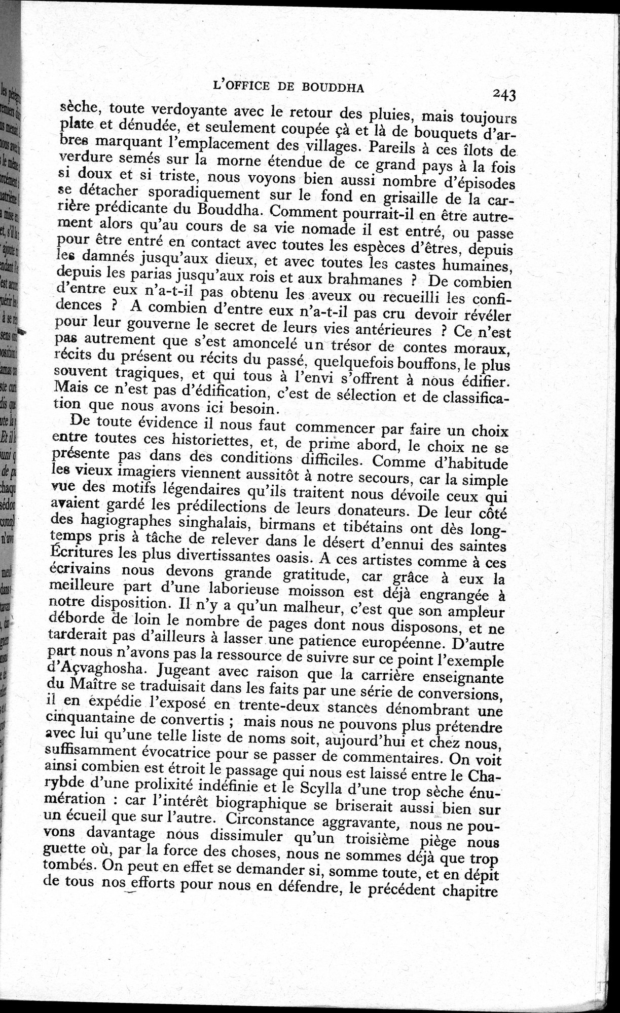 La Vie du Bouddha : vol.1 / 245 ページ（白黒高解像度画像）