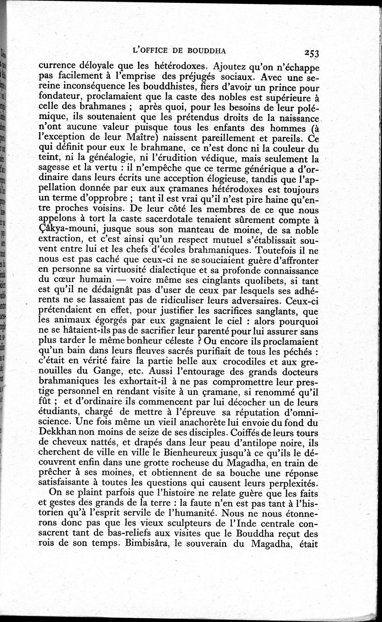 La Vie du Bouddha : vol.1 / 255 ページ（白黒高解像度画像）