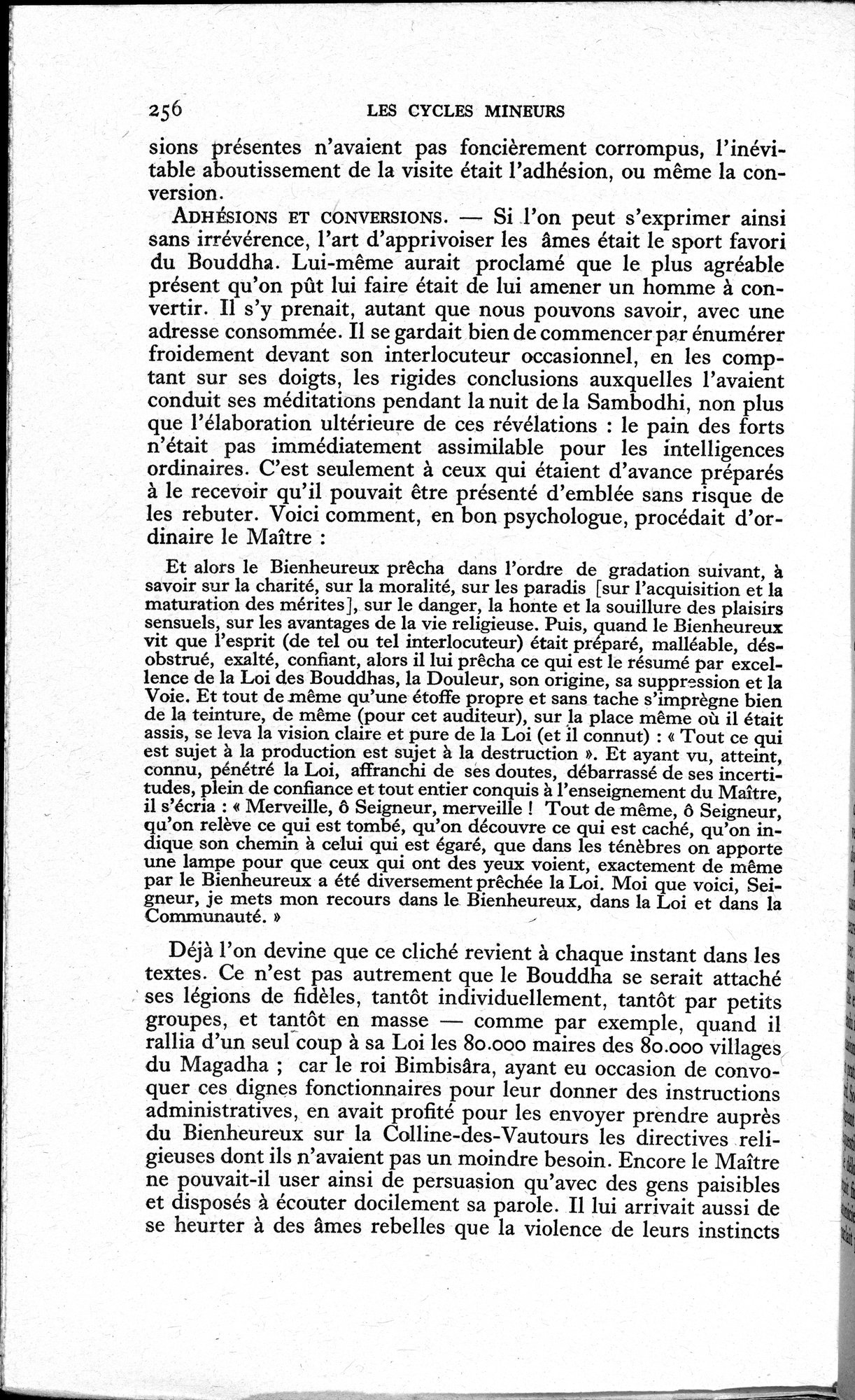 La Vie du Bouddha : vol.1 / 258 ページ（白黒高解像度画像）
