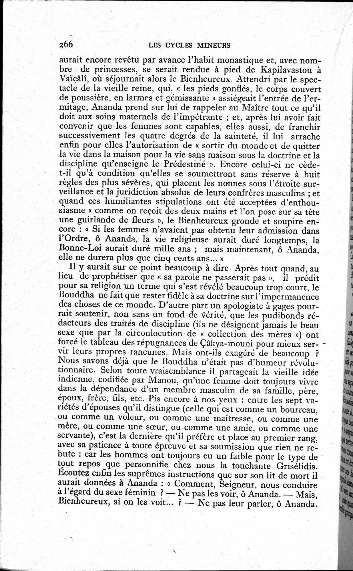 La Vie du Bouddha : vol.1 / 268 ページ（白黒高解像度画像）