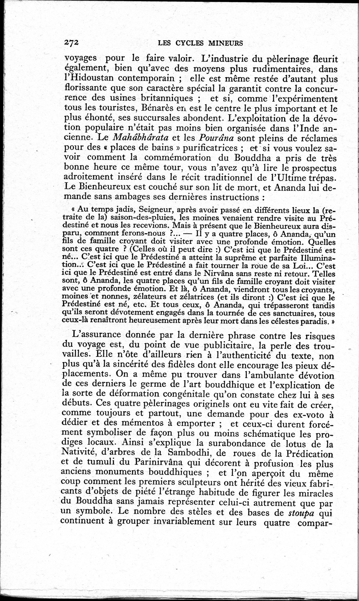 La Vie du Bouddha : vol.1 / 274 ページ（白黒高解像度画像）