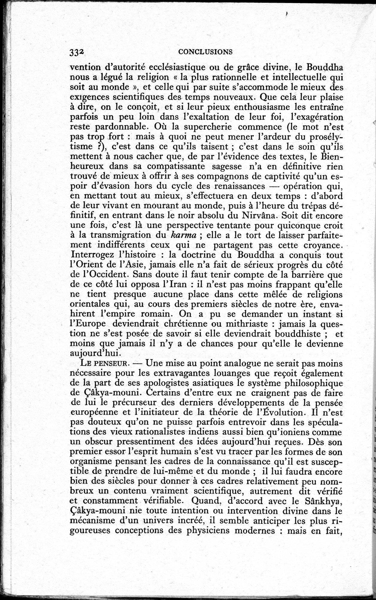 La Vie du Bouddha : vol.1 / 334 ページ（白黒高解像度画像）