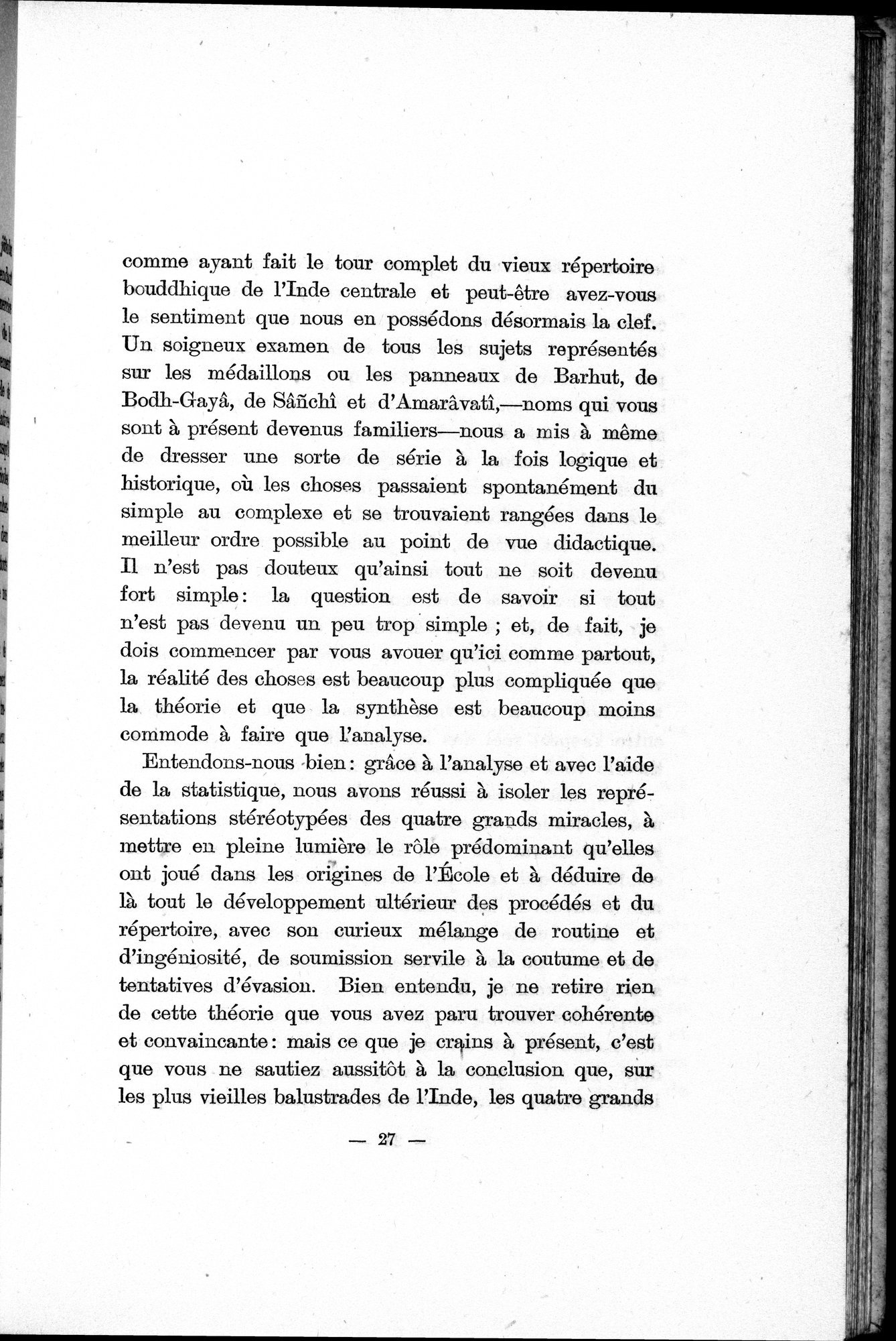 Études sur l'Art Bouddhique de l'Inde : vol.1 / Page 37 (Grayscale High Resolution Image)
