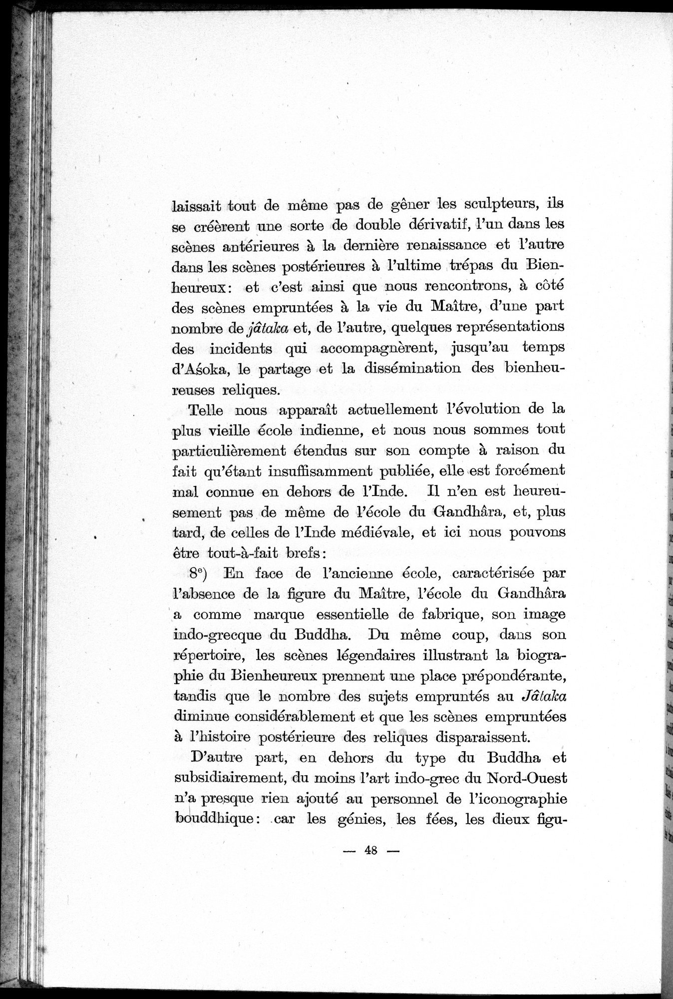 Études sur l'Art Bouddhique de l'Inde : vol.1 / 58 ページ（白黒高解像度画像）