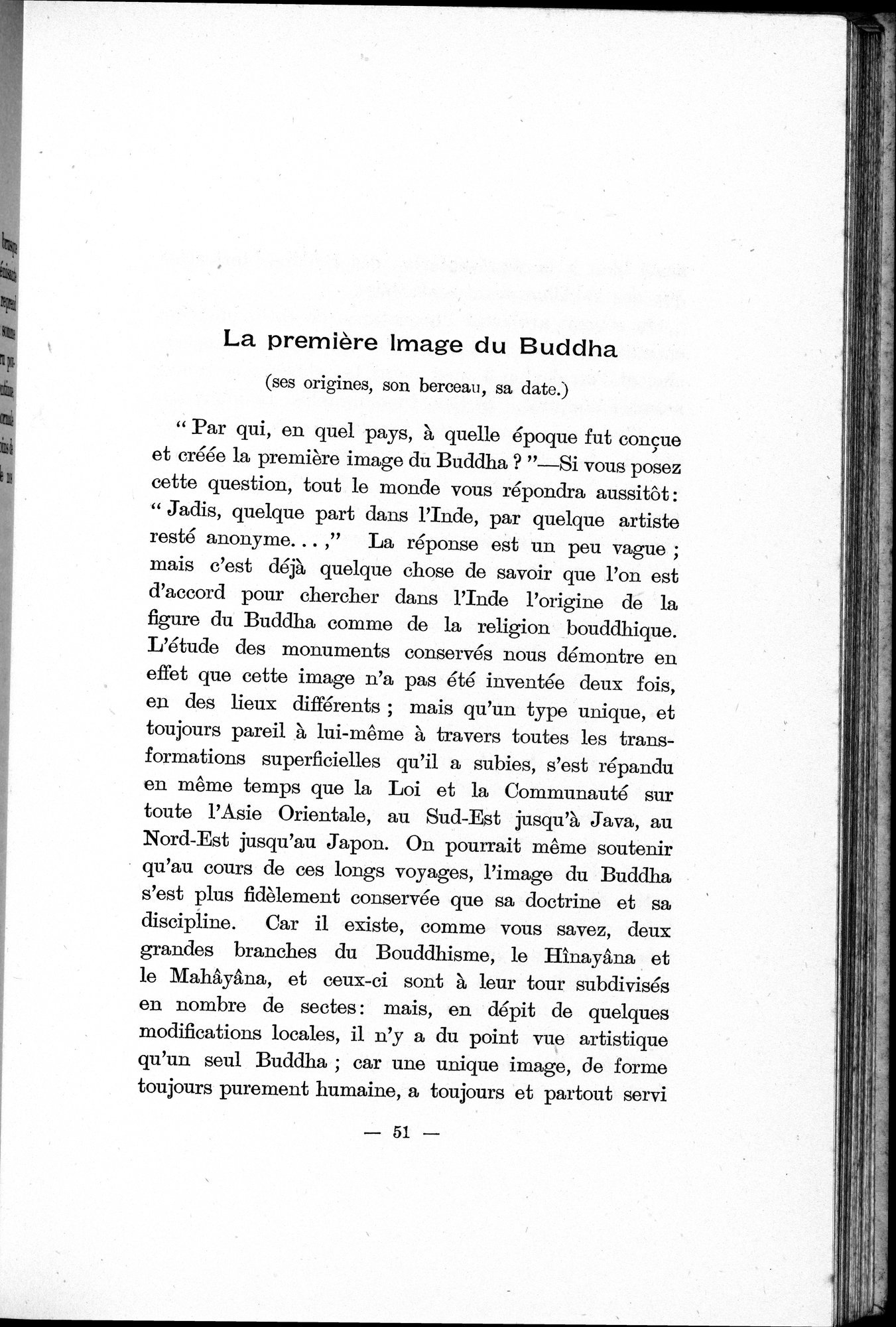 Études sur l'Art Bouddhique de l'Inde : vol.1 / 61 ページ（白黒高解像度画像）