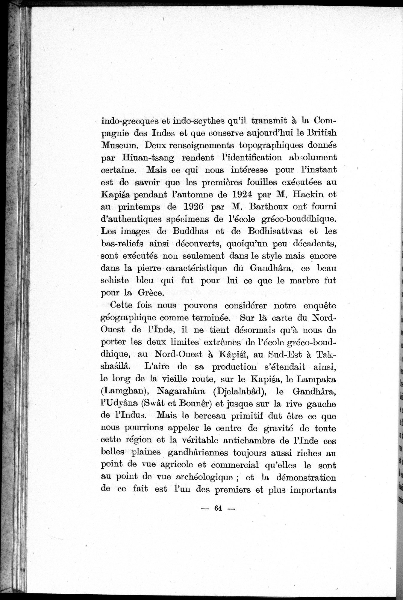 Études sur l'Art Bouddhique de l'Inde : vol.1 / 74 ページ（白黒高解像度画像）