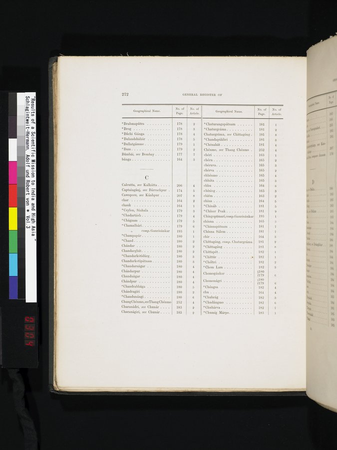 Results of a Scientific Mission to India and High Asia : vol.3 / Page 304 (Color Image)