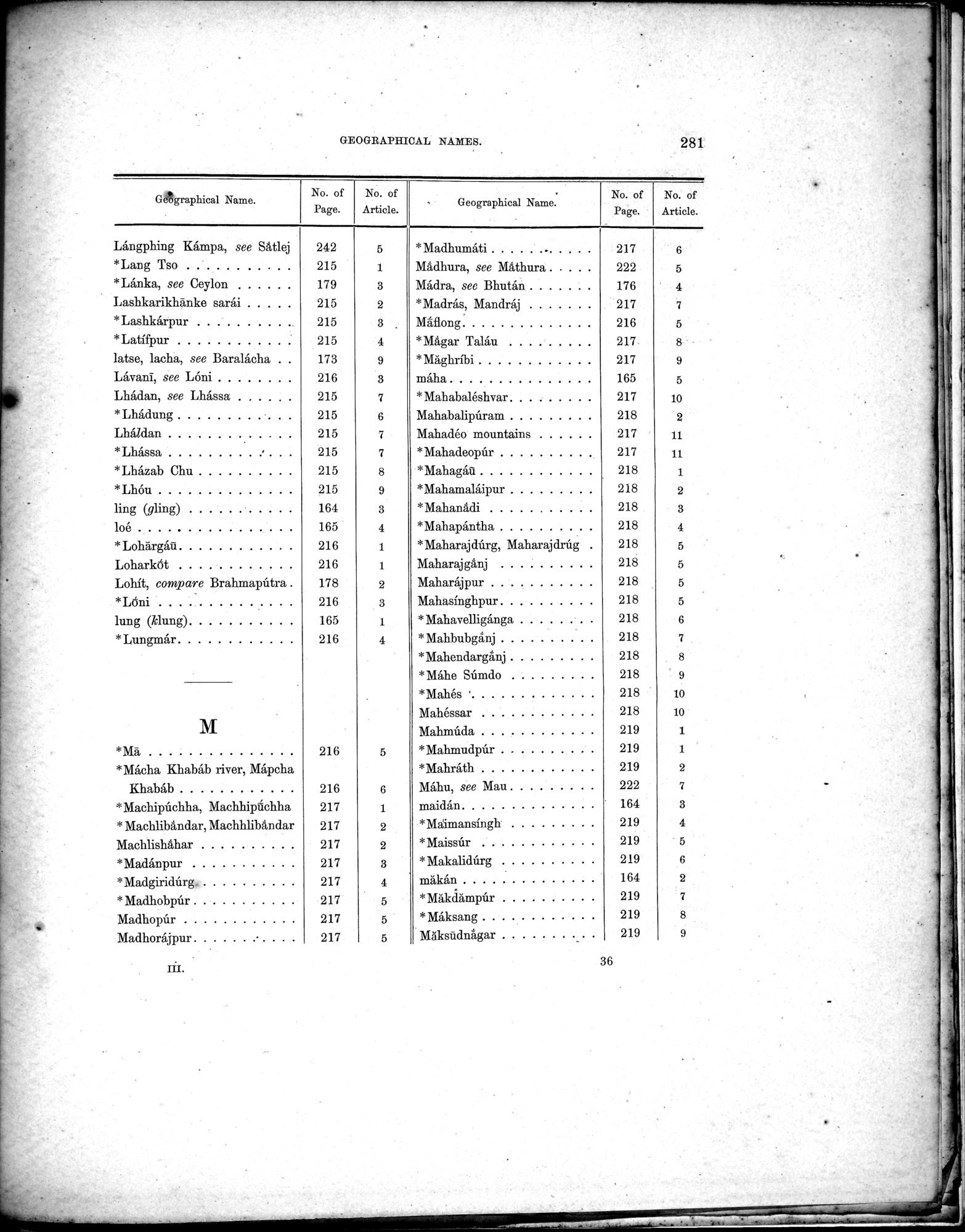 Results of a Scientific Mission to India and High Asia : vol.3 / Page 313 (Grayscale High Resolution Image)