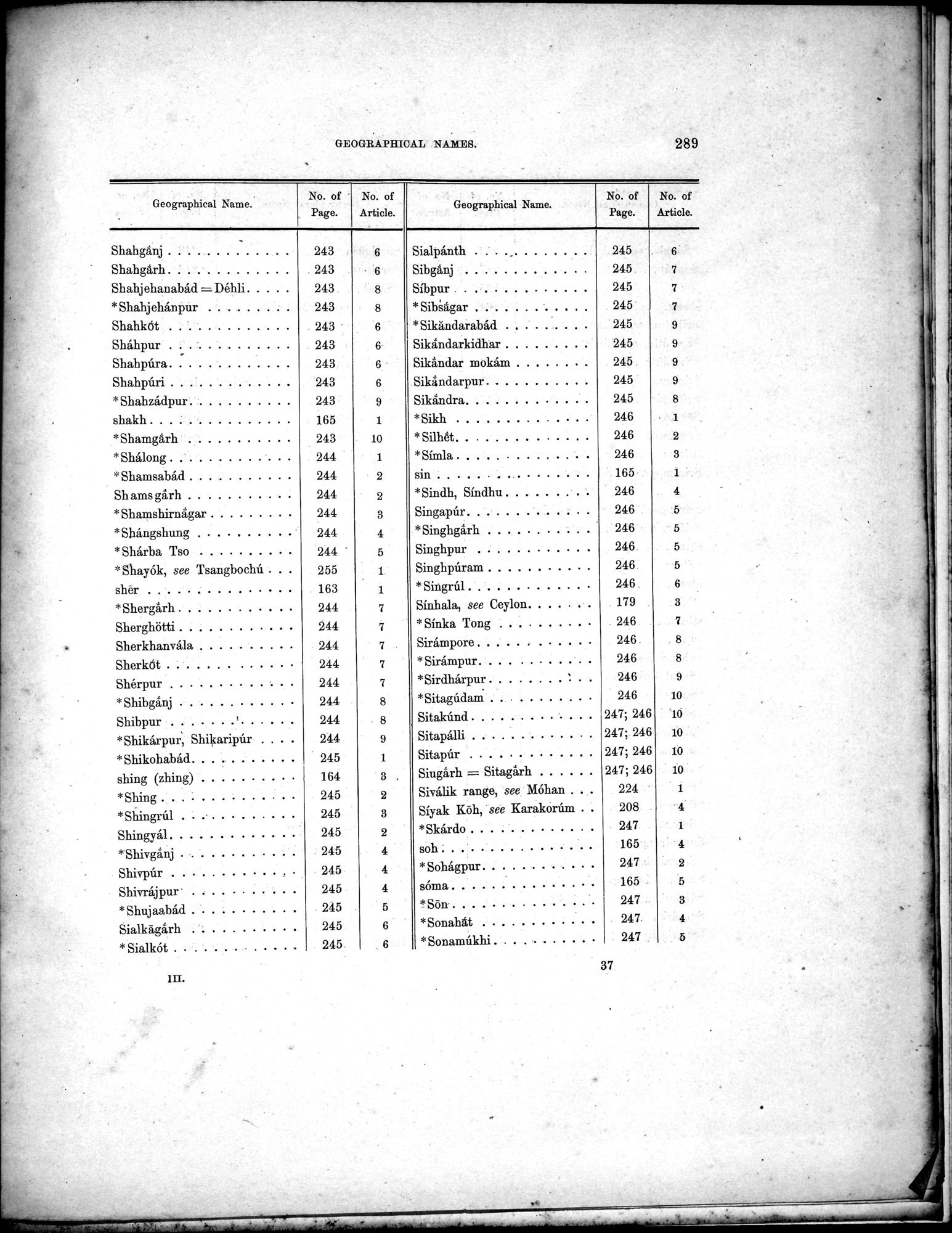 Results of a Scientific Mission to India and High Asia : vol.3 / Page 321 (Grayscale High Resolution Image)