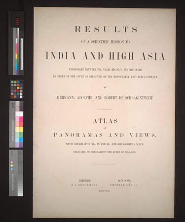 Results of a Scientific Mission to India and High Asia : vol.5 : Page 3