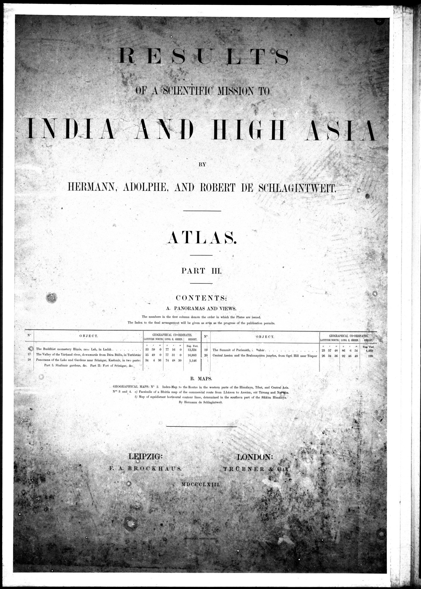 Results of a Scientific Mission to India and High Asia : vol.6 / 2 ページ（白黒高解像度画像）