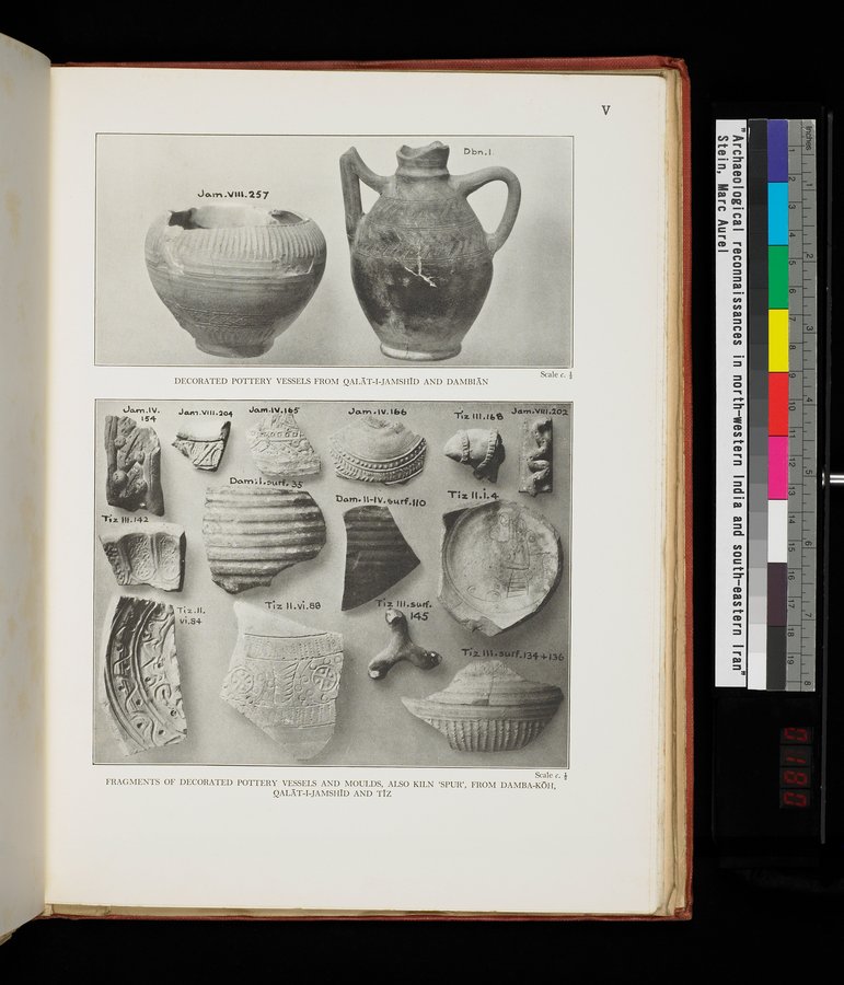 Archaeological Reconnaissances in North-Western India and South-Eastern Īrān : vol.1 / Page 361 (Color Image)