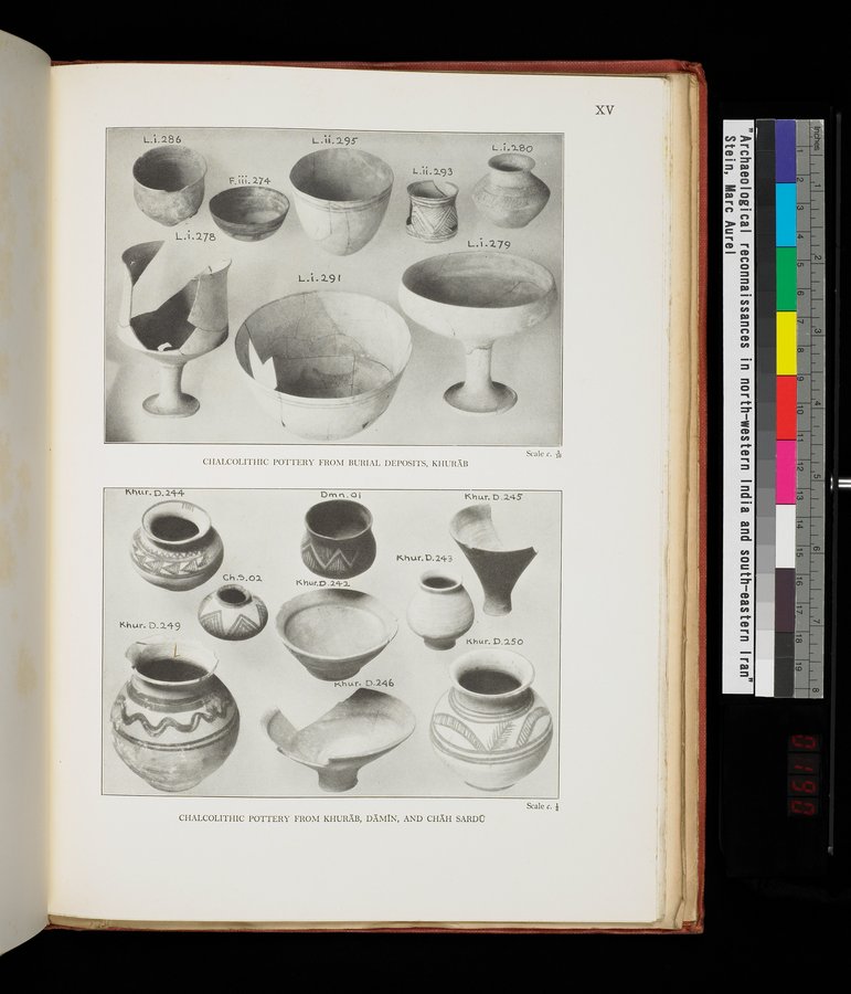 Archaeological Reconnaissances in North-Western India and South-Eastern Īrān : vol.1 / Page 381 (Color Image)