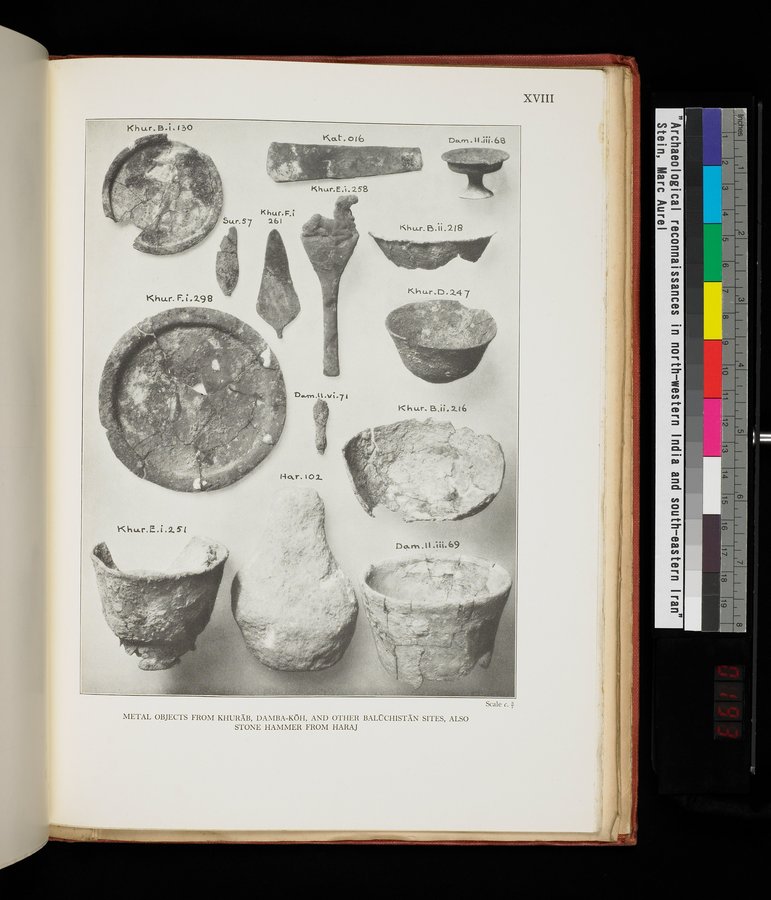 Archaeological Reconnaissances in North-Western India and South-Eastern Īrān : vol.1 / Page 387 (Color Image)