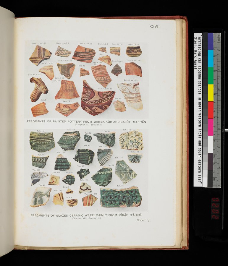 Archaeological Reconnaissances in North-Western India and South-Eastern Īrān : vol.1 / Page 405 (Color Image)