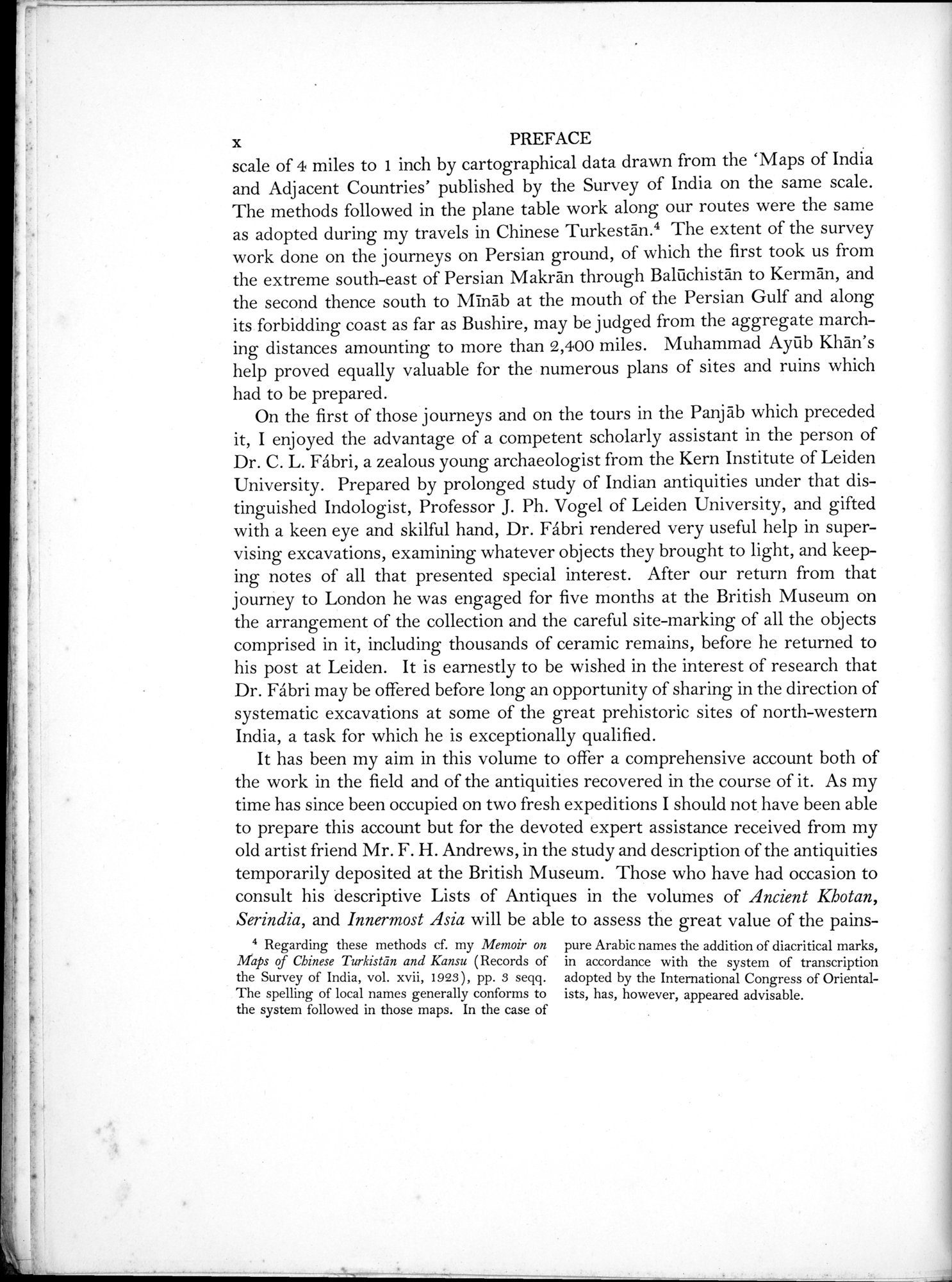 Archaeological Reconnaissances in North-Western India and South-Eastern Īrān : vol.1 / Page 14 (Grayscale High Resolution Image)