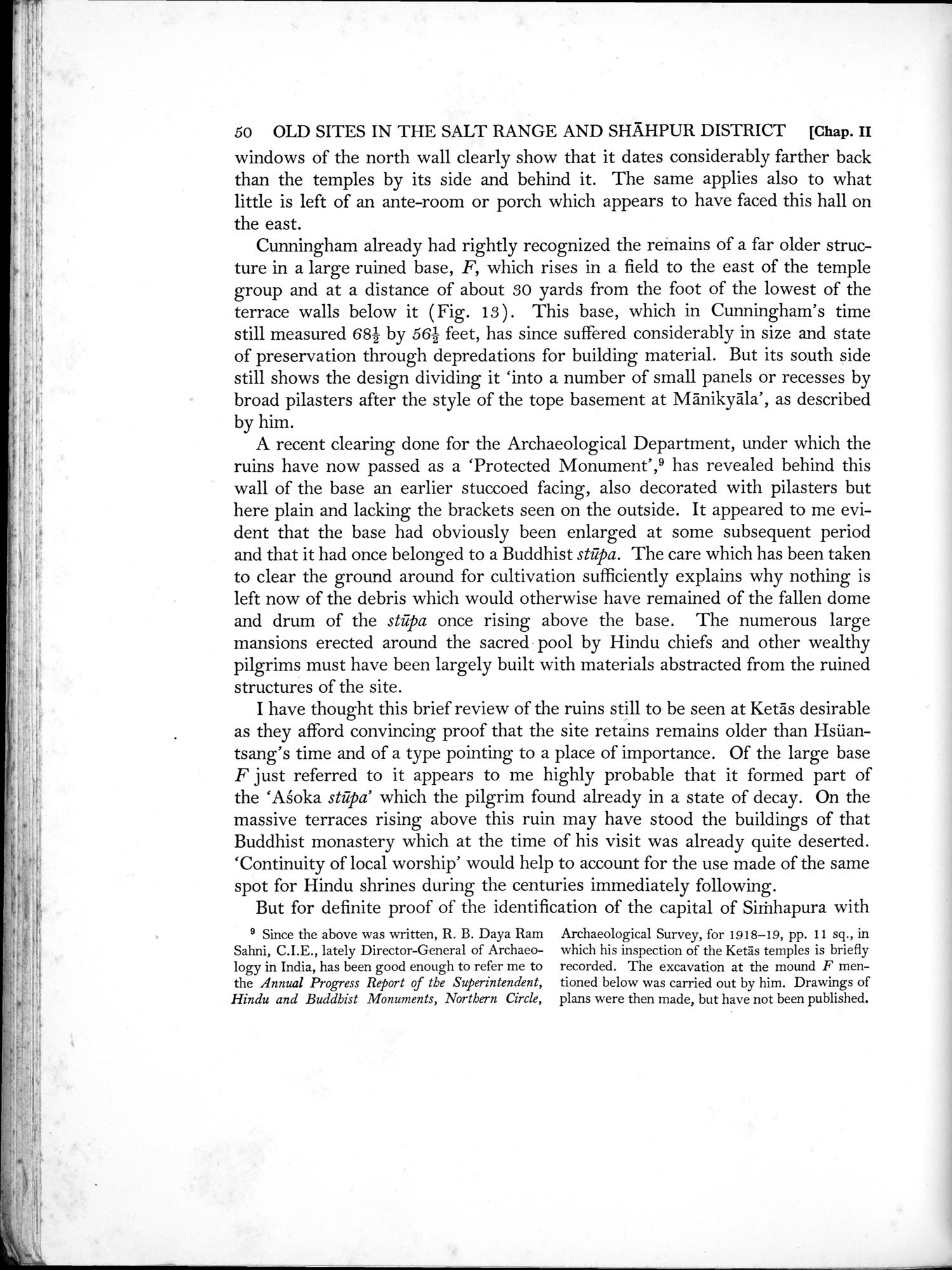 Archaeological Reconnaissances in North-Western India and South-Eastern Īrān : vol.1 / Page 88 (Grayscale High Resolution Image)