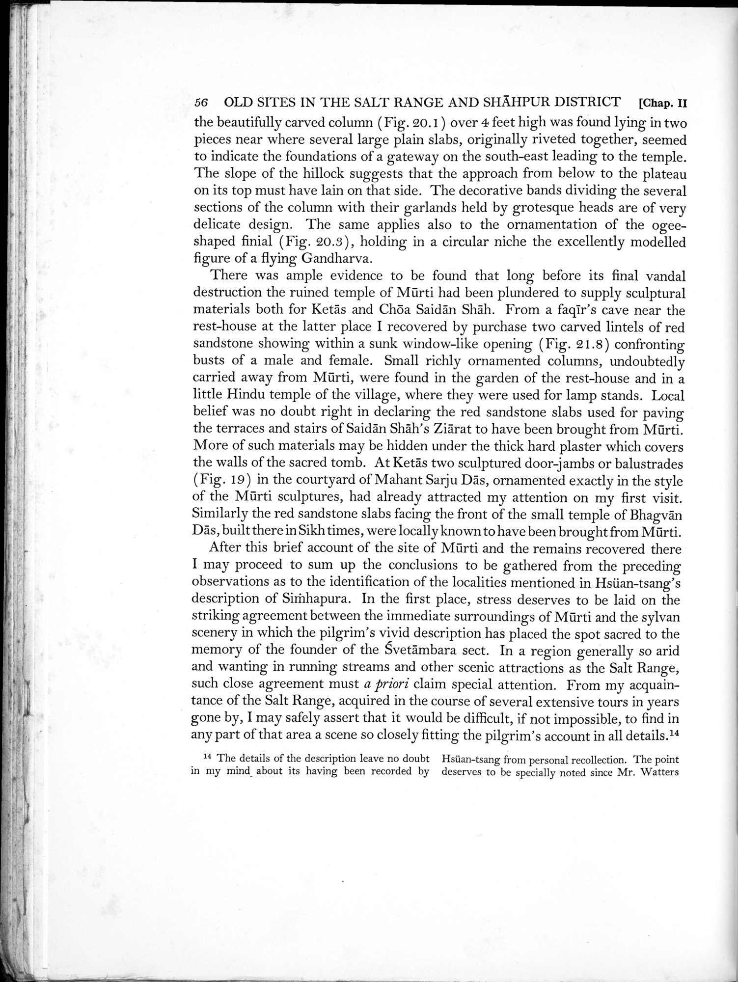 Archaeological Reconnaissances in North-Western India and South-Eastern Īrān : vol.1 / Page 98 (Grayscale High Resolution Image)