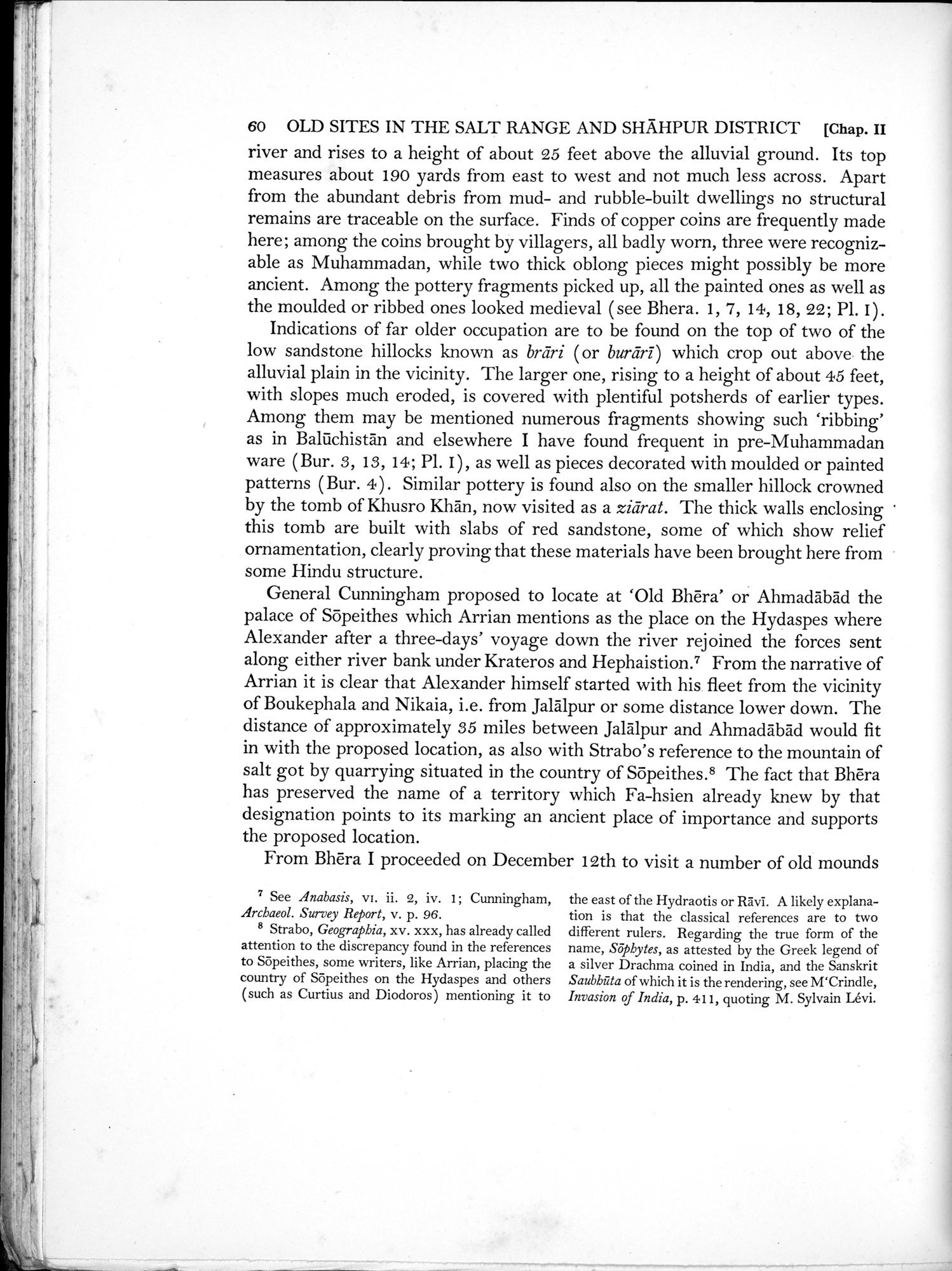 Archaeological Reconnaissances in North-Western India and South-Eastern Īrān : vol.1 / Page 104 (Grayscale High Resolution Image)