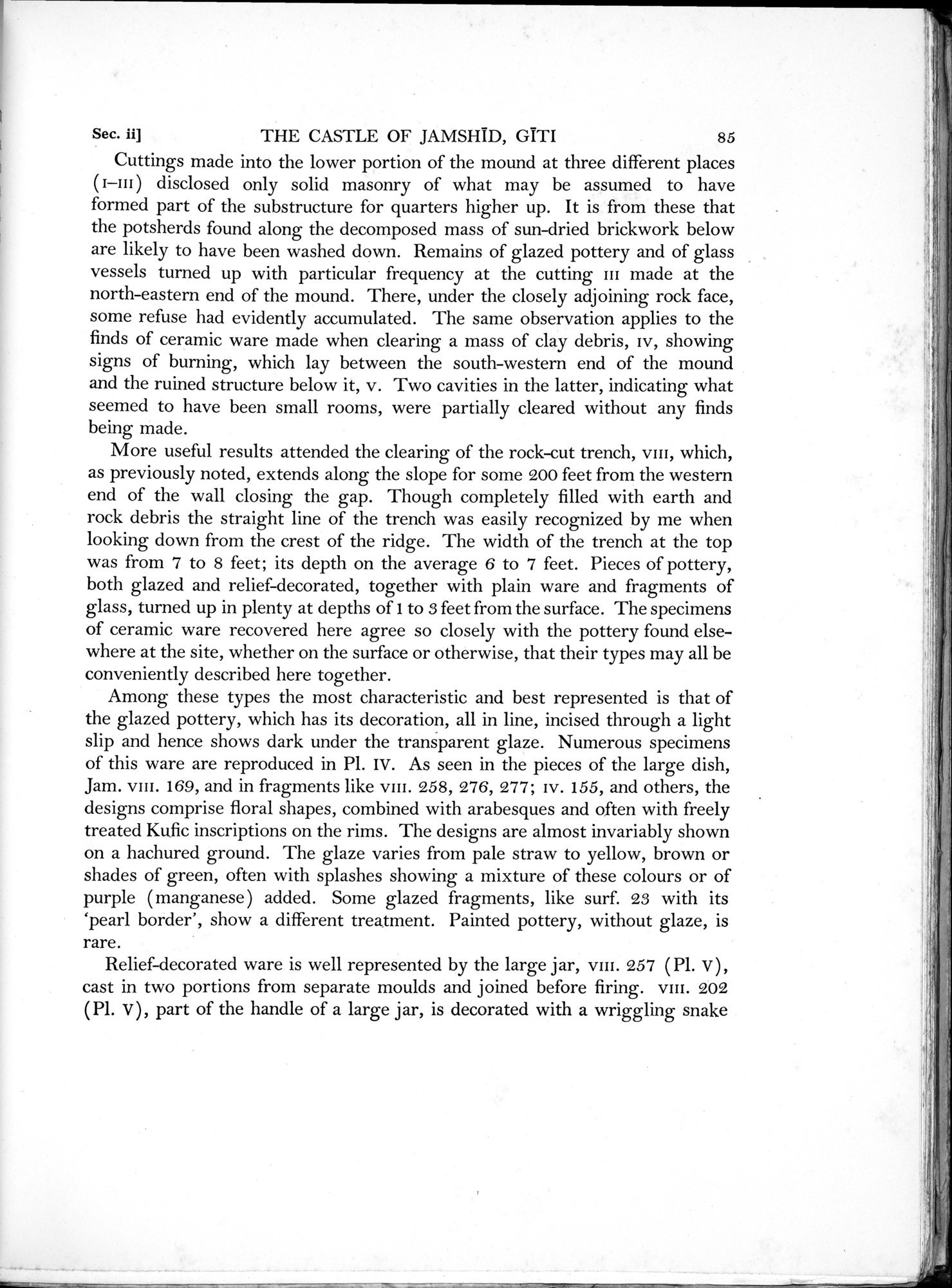 Archaeological Reconnaissances in North-Western India and South-Eastern Īrān : vol.1 / Page 131 (Grayscale High Resolution Image)
