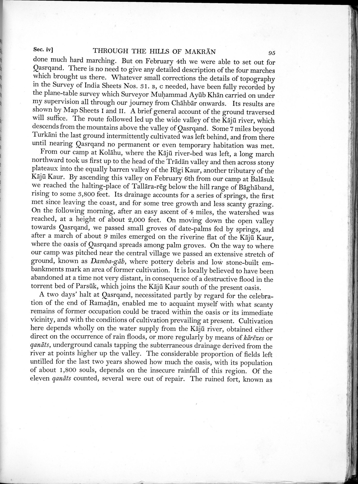 Archaeological Reconnaissances in North-Western India and South-Eastern Īrān : vol.1 / Page 143 (Grayscale High Resolution Image)