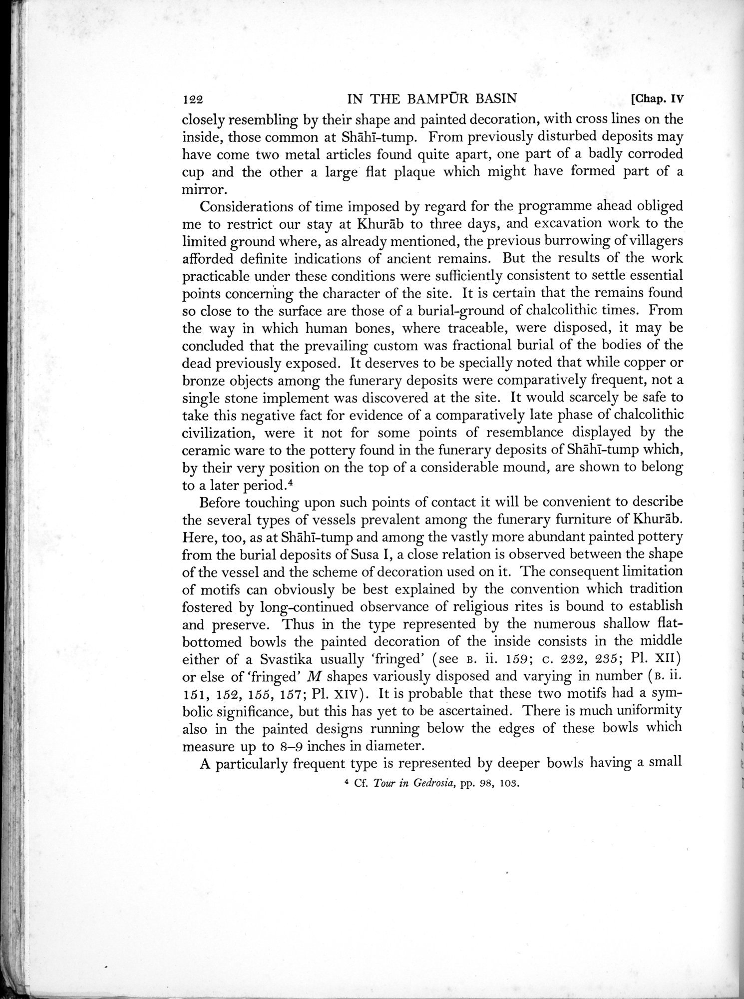 Archaeological Reconnaissances in North-Western India and South-Eastern Īrān : vol.1 / Page 176 (Grayscale High Resolution Image)