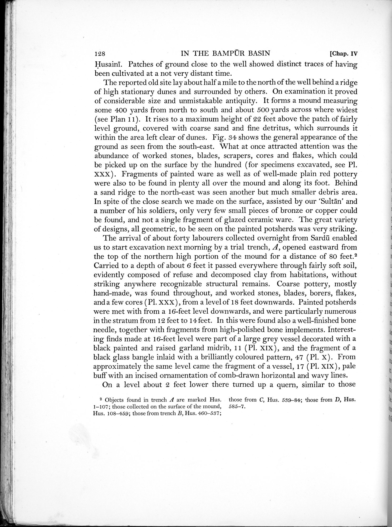 Archaeological Reconnaissances in North-Western India and South-Eastern Īrān : vol.1 / Page 182 (Grayscale High Resolution Image)