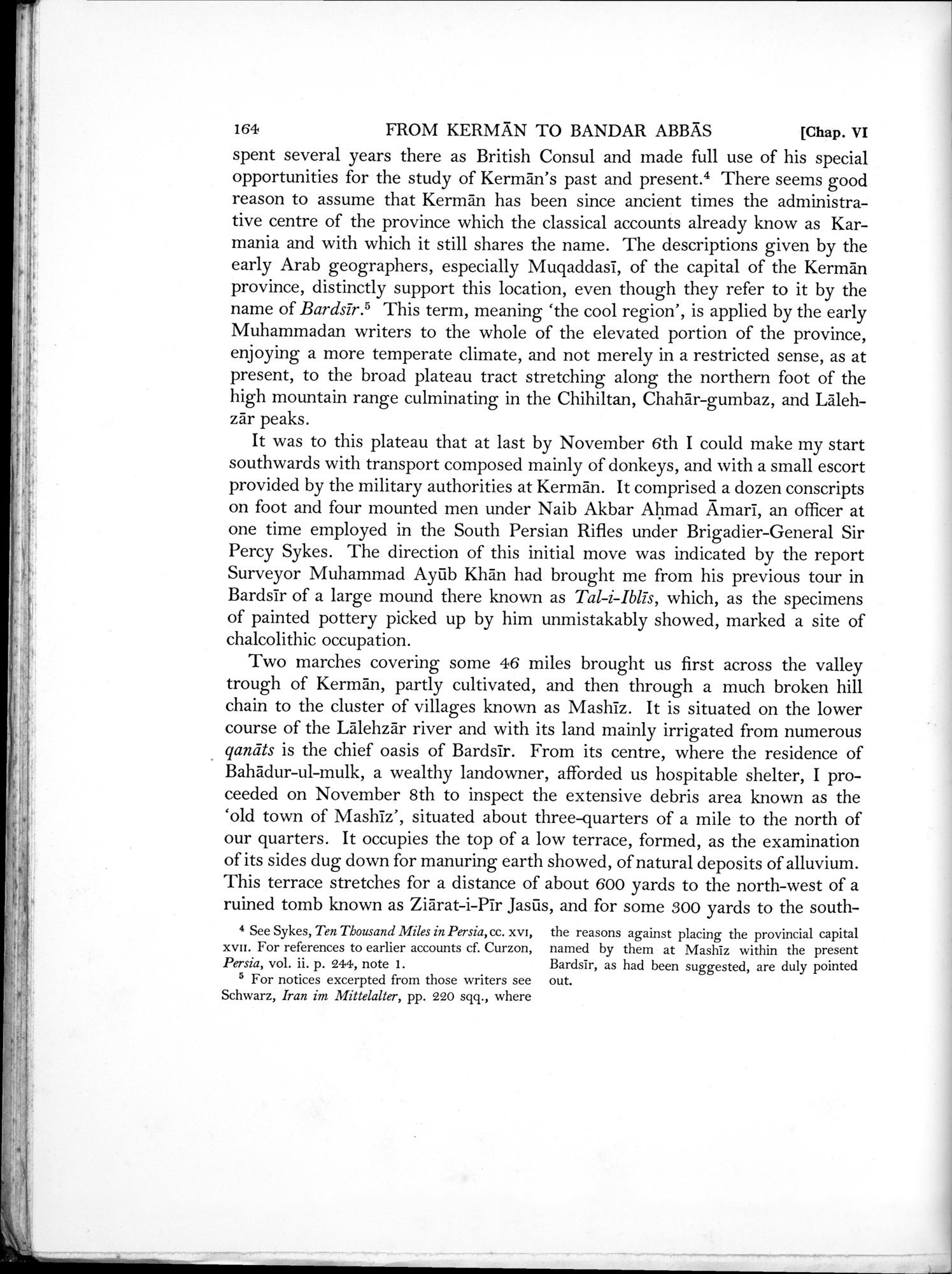 Archaeological Reconnaissances in North-Western India and South-Eastern Īrān : vol.1 / Page 226 (Grayscale High Resolution Image)