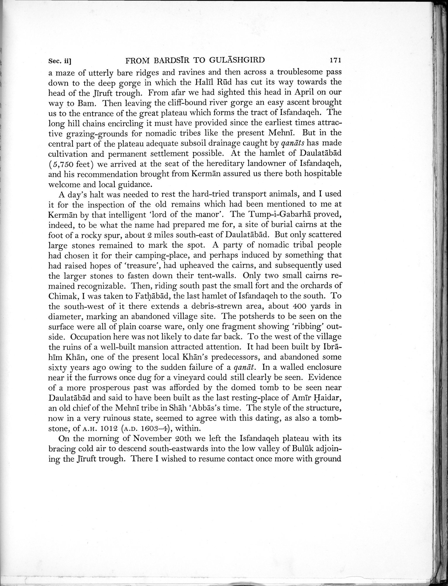 Archaeological Reconnaissances in North-Western India and South-Eastern Īrān : vol.1 / Page 233 (Grayscale High Resolution Image)