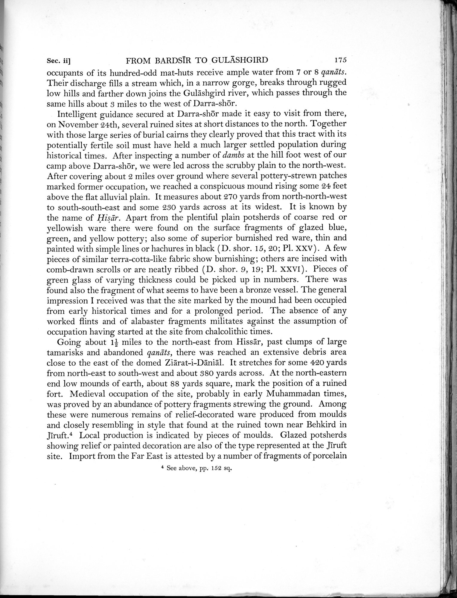 Archaeological Reconnaissances in North-Western India and South-Eastern Īrān : vol.1 / Page 239 (Grayscale High Resolution Image)