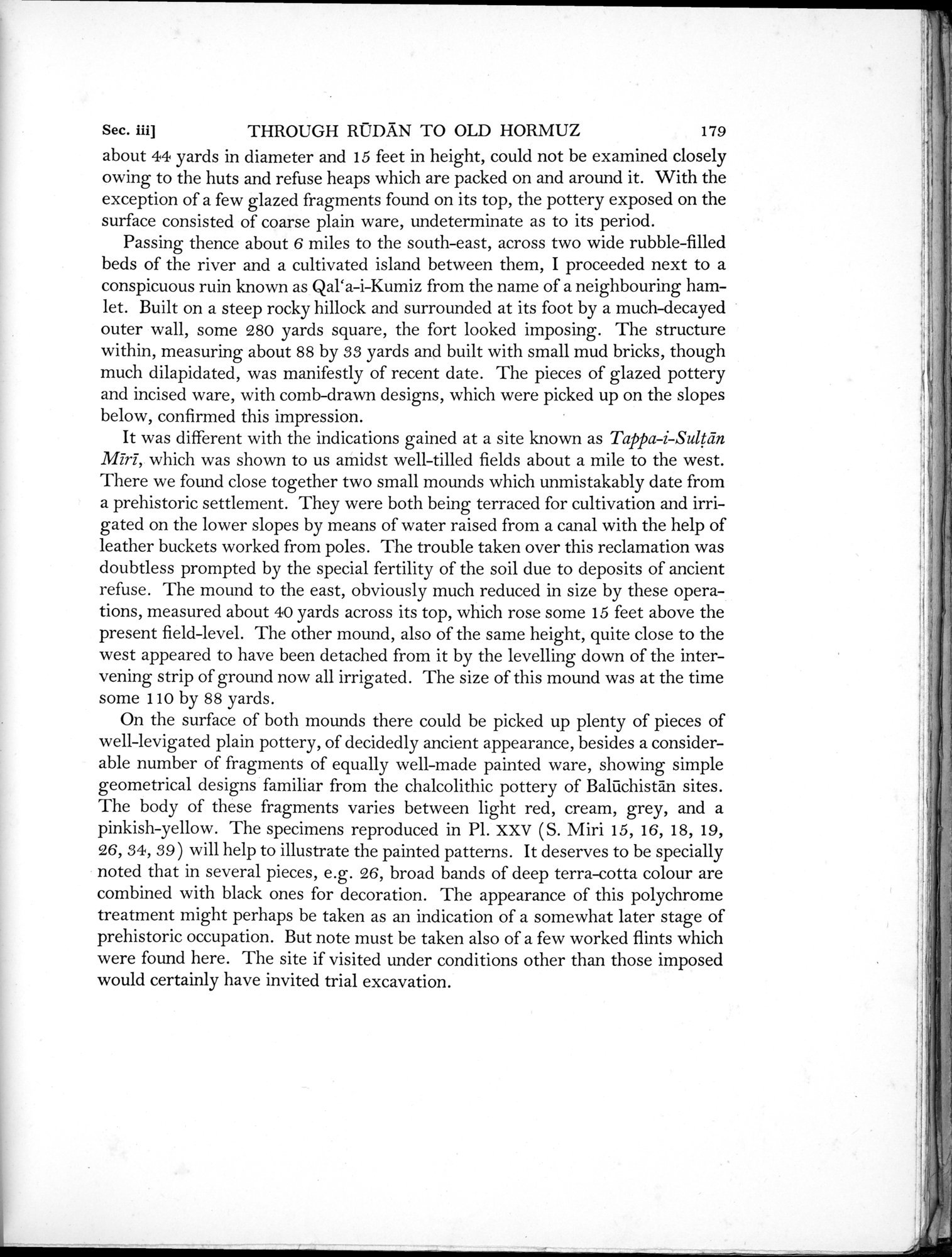 Archaeological Reconnaissances in North-Western India and South-Eastern Īrān : vol.1 / Page 243 (Grayscale High Resolution Image)
