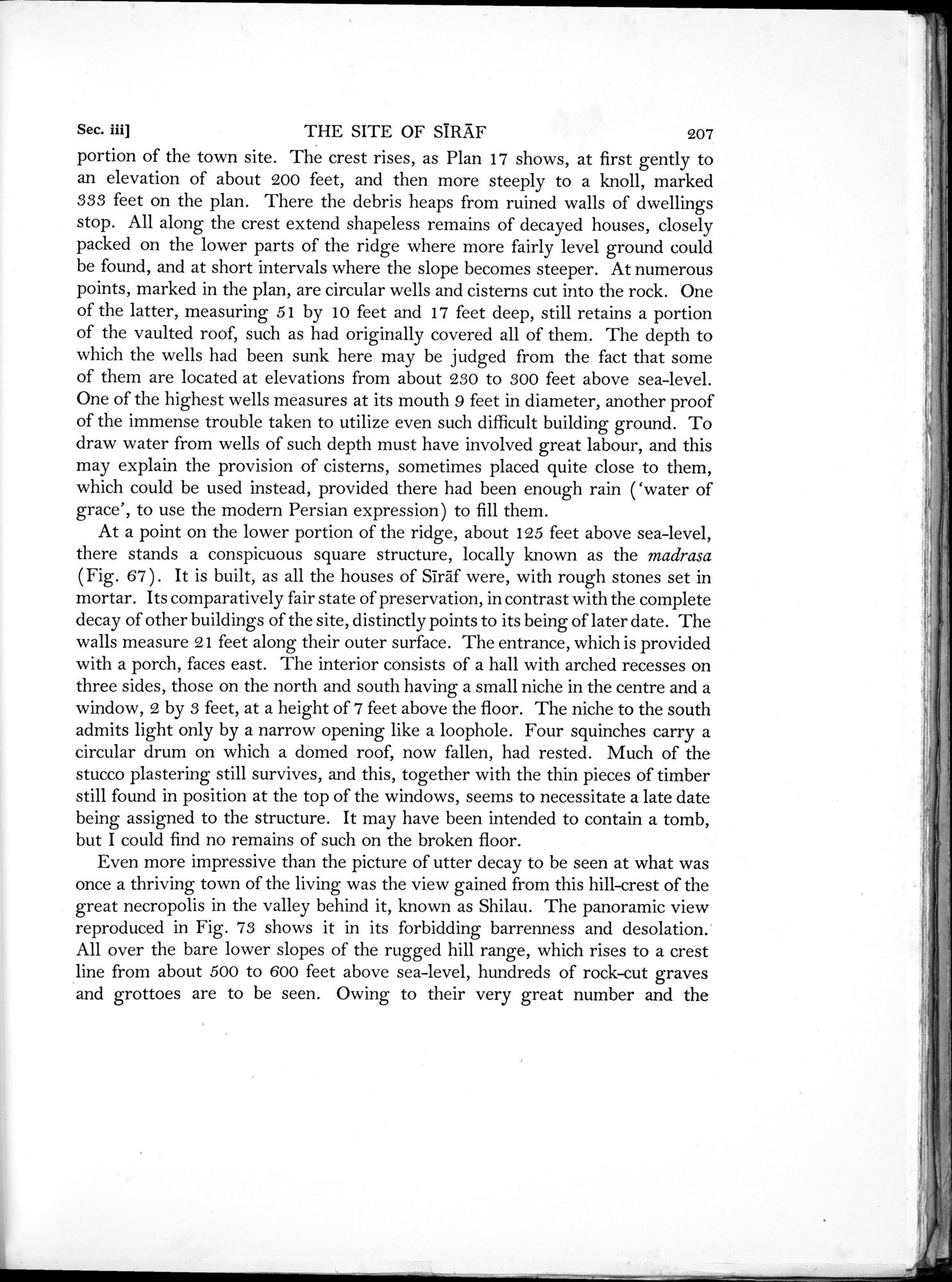 Archaeological Reconnaissances in North-Western India and South-Eastern Īrān : vol.1 / Page 279 (Grayscale High Resolution Image)